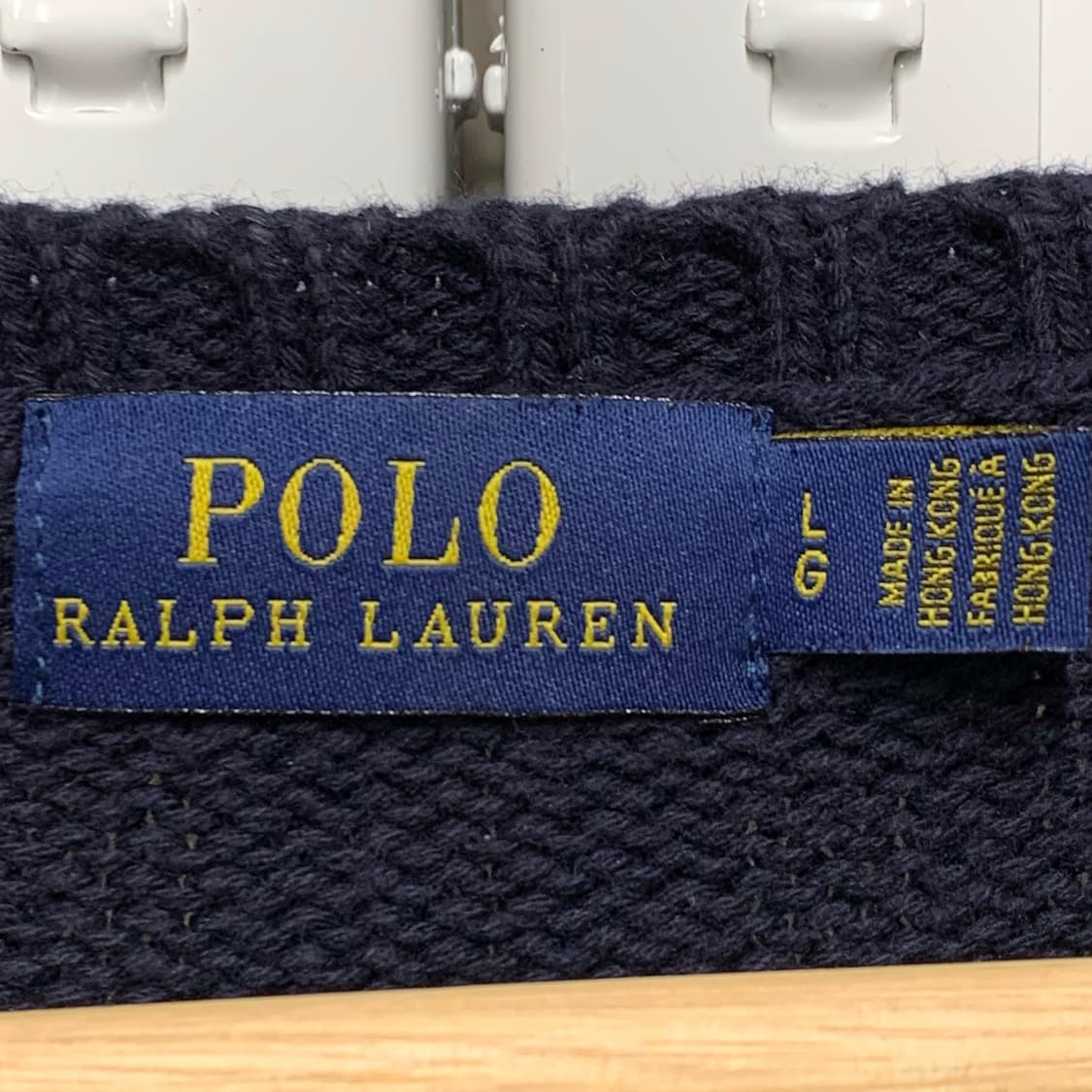 [L] 폴로 랄프로렌 성조기 자카드 니트 네이비 상품이미지4