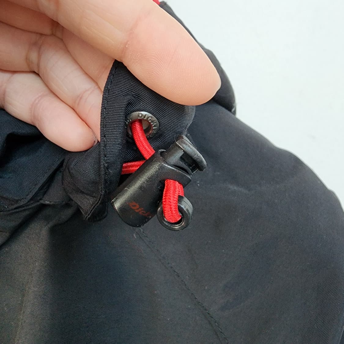  디키즈 바람막이 자켓 블랙 레드 상품이미지5