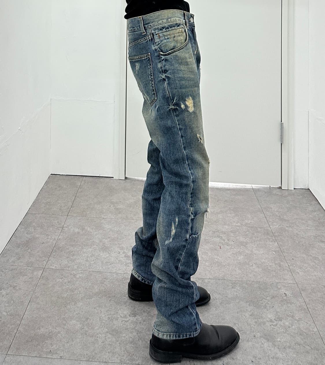 Dolce & Gabbana Metal Detail Washed Deni 상품이미지4