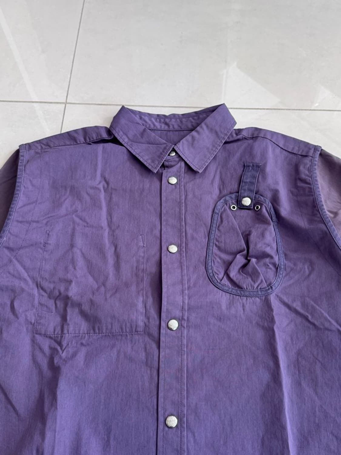 VINTAGE WASHED 빈티지 워시드 긴팔 셔츠 상품이미지5