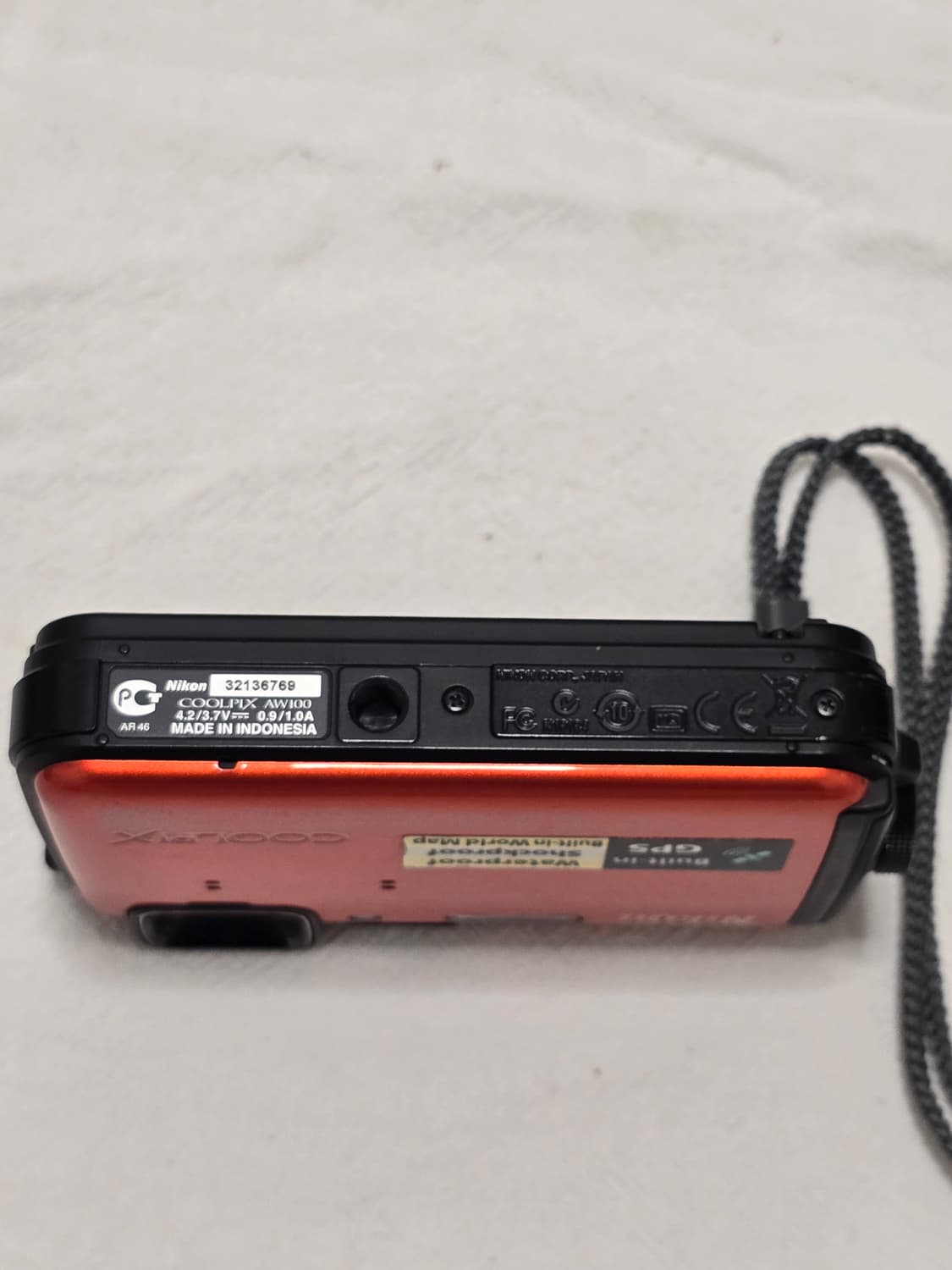 니콘 쿨픽스 aw100 주황 빈티지 디카 상품이미지5