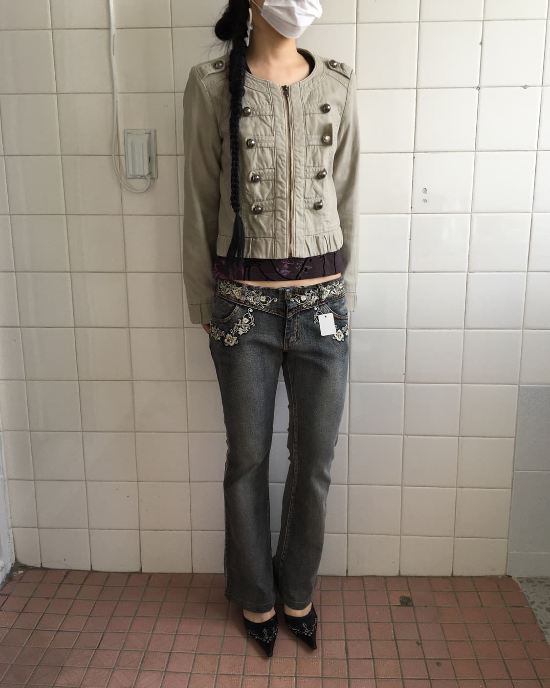 Double button point jacket 상품이미지7