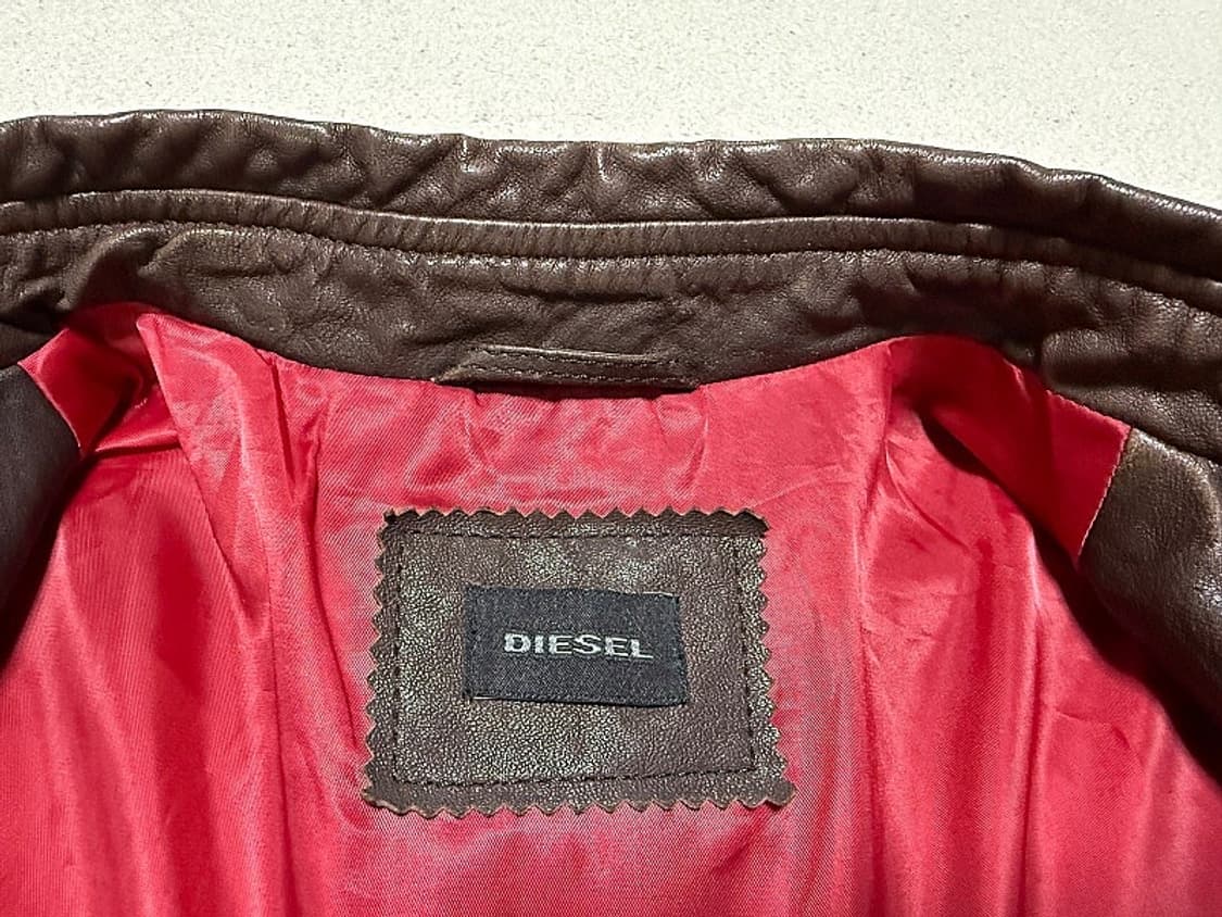 디젤 가죽 자켓 남성용 100사이즈 상품이미지7