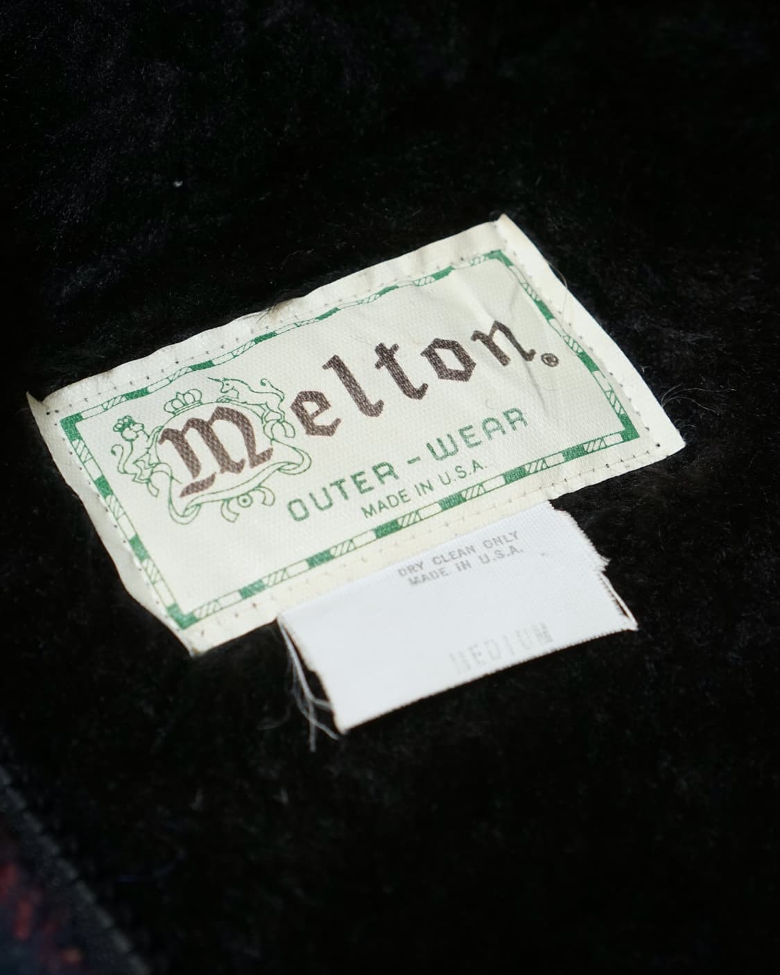 Melton USA 체크 퍼 후드자켓 상품이미지6