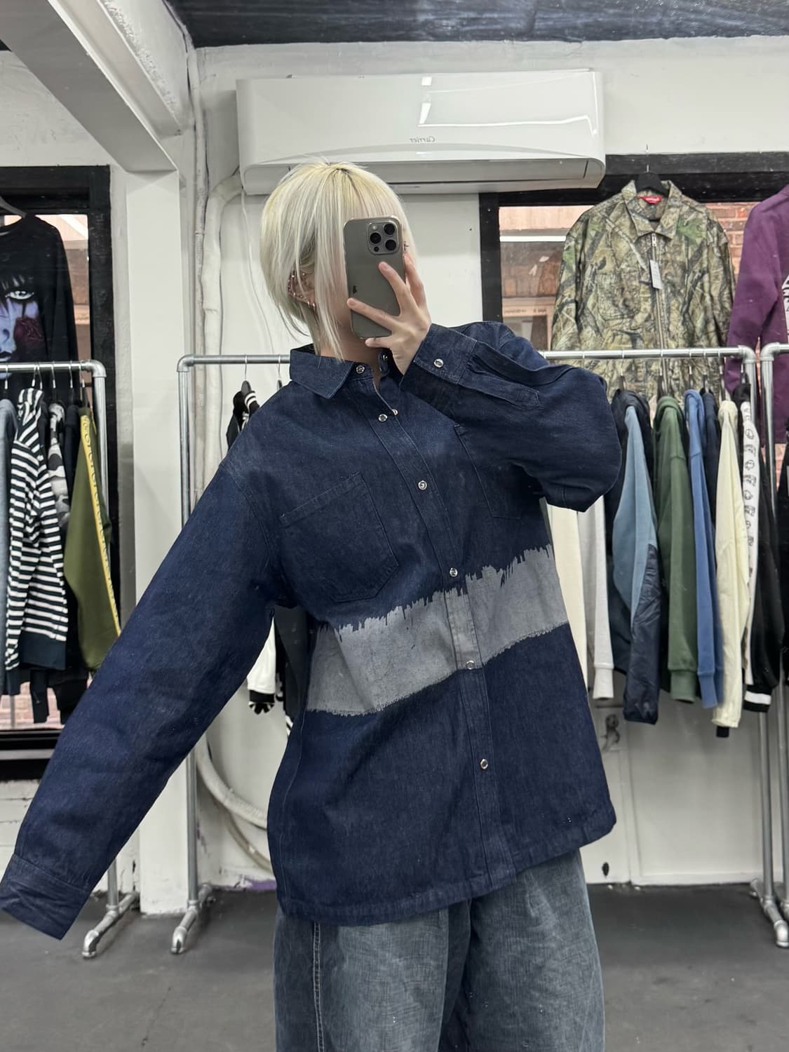 Quiksilver 퀵실버 올드스쿨 데님 셔츠자켓 상품이미지4