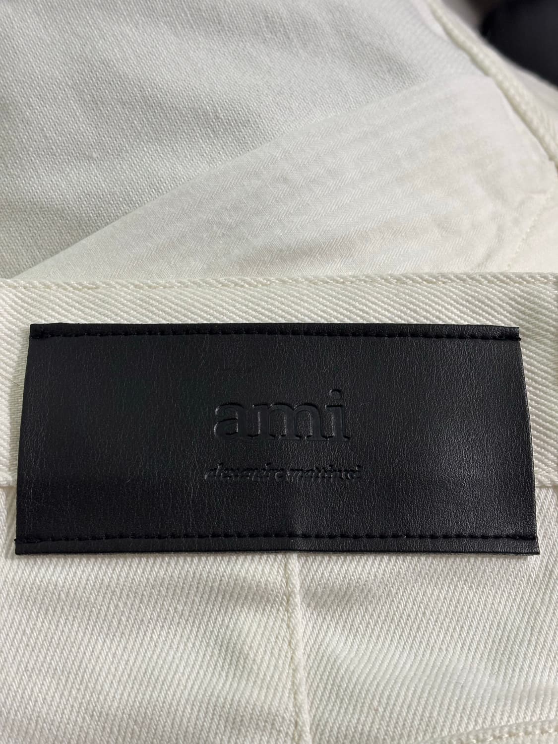 아미AMI 알렉스핏 데님팬츠 31" / 내츄럴 화이트 상품이미지6