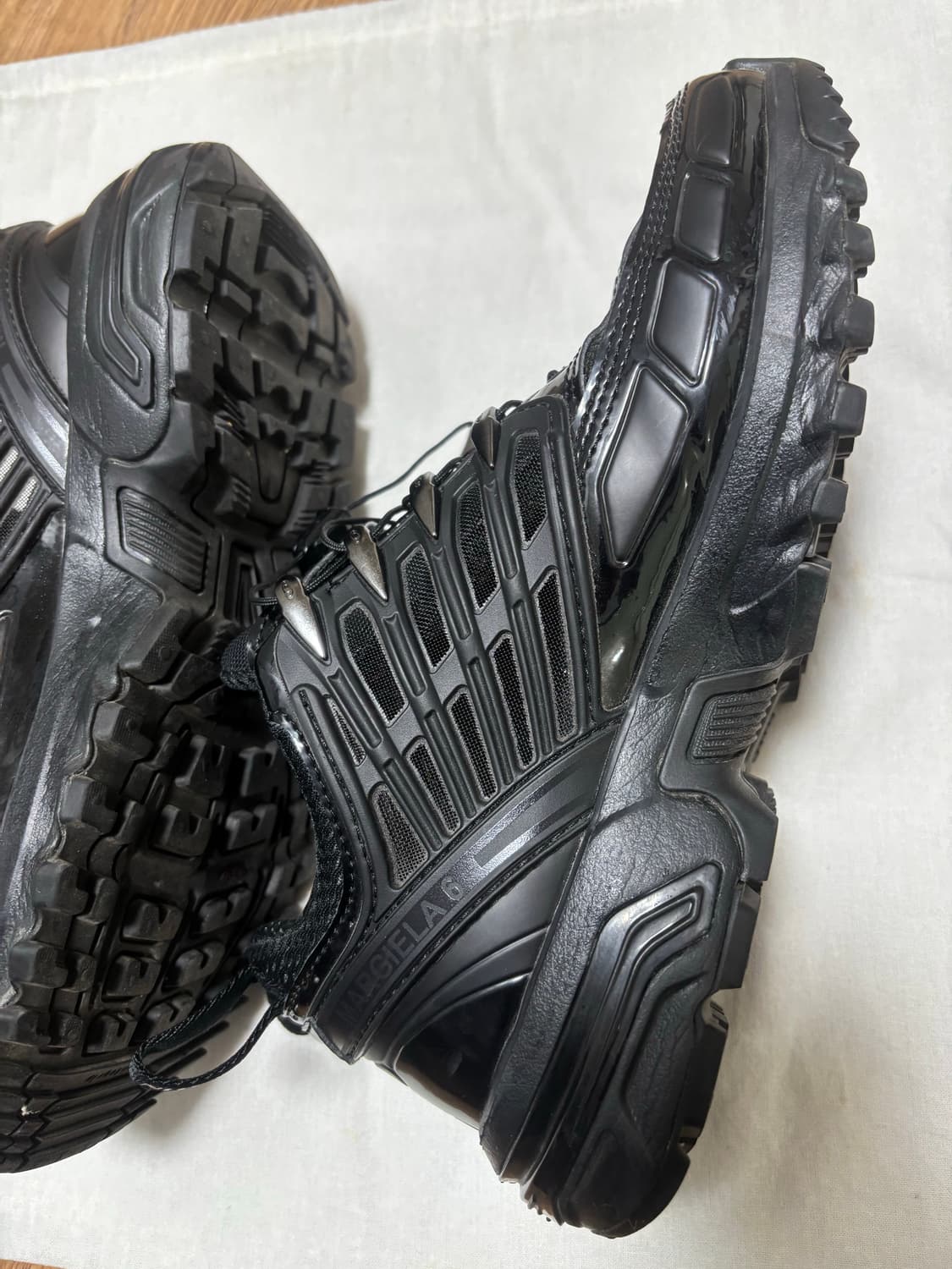 살로몬 x MM6 메종 마르지엘라 ACS 프로 블랙 230 상품이미지4