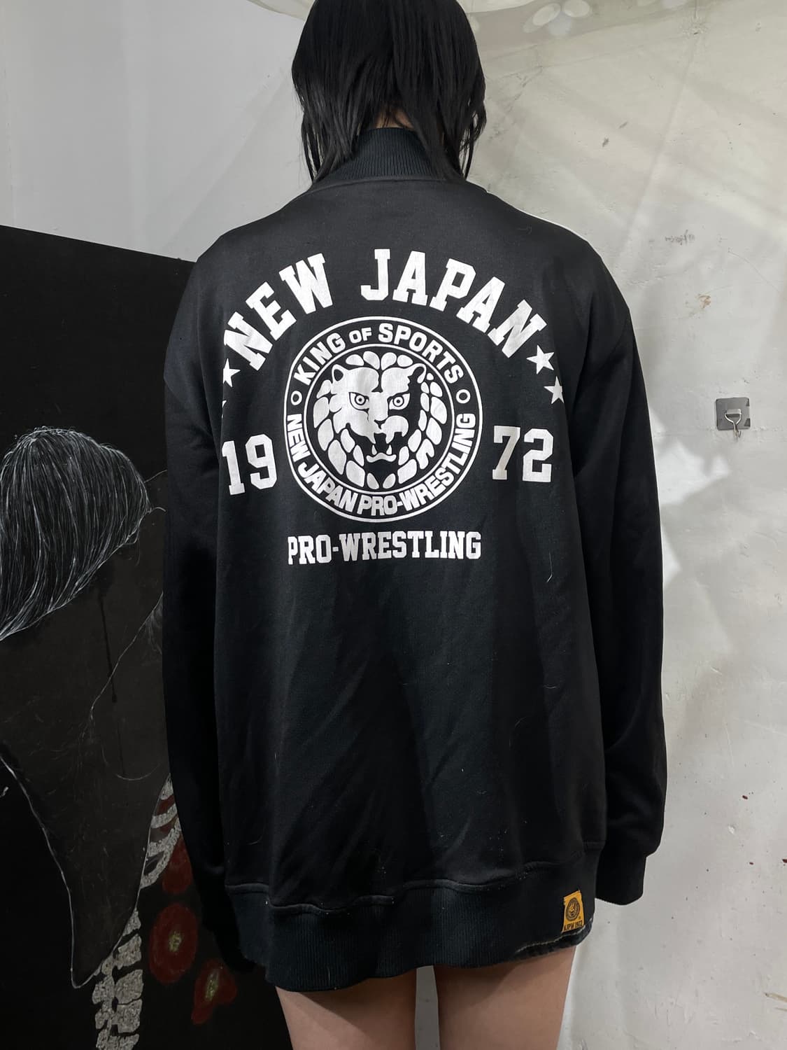 일본빈티지 new japan 빅로고 프린팅 양산형 지뢰계 오버핏 져지 5 상품이미지2