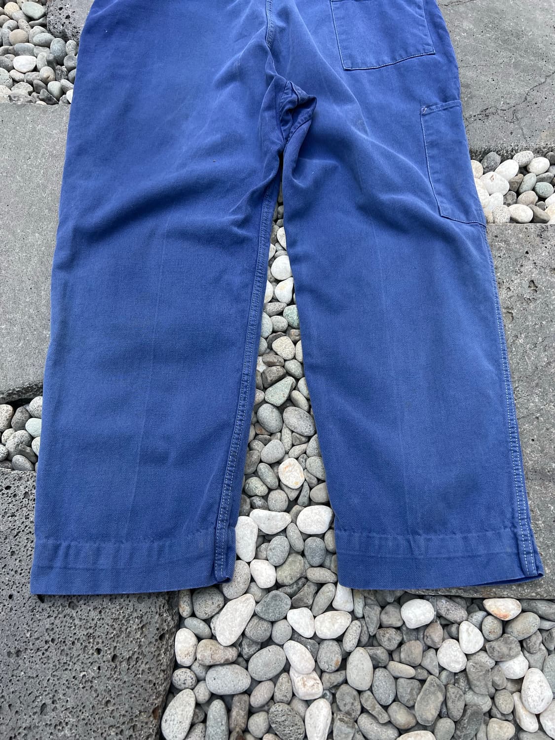 FADED BLUE REPAIR MARK OLD 빈티지프렌치워크팬츠 상품이미지8