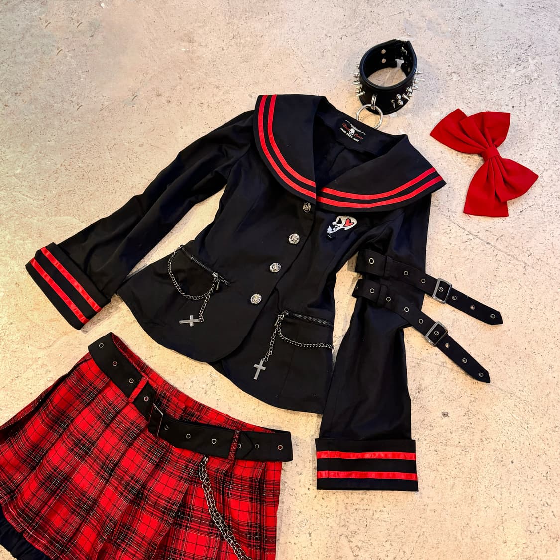 BODY LINE BLOOD STORM 펑크 셋업 상품이미지2