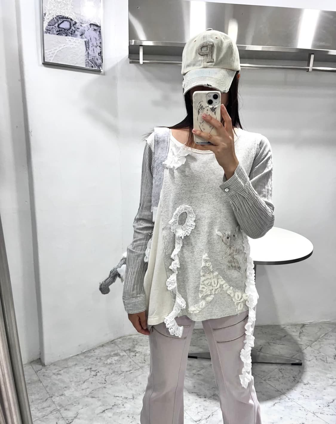Pom pom T-shirt 상품이미지1