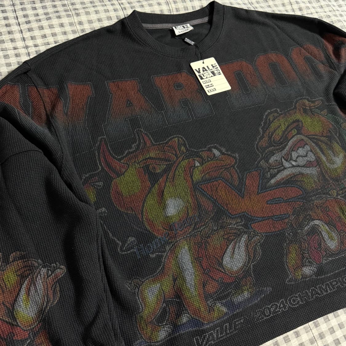 VALE FOREVER WAR DOG 빈티지 니트 긴팔티 상품이미지2