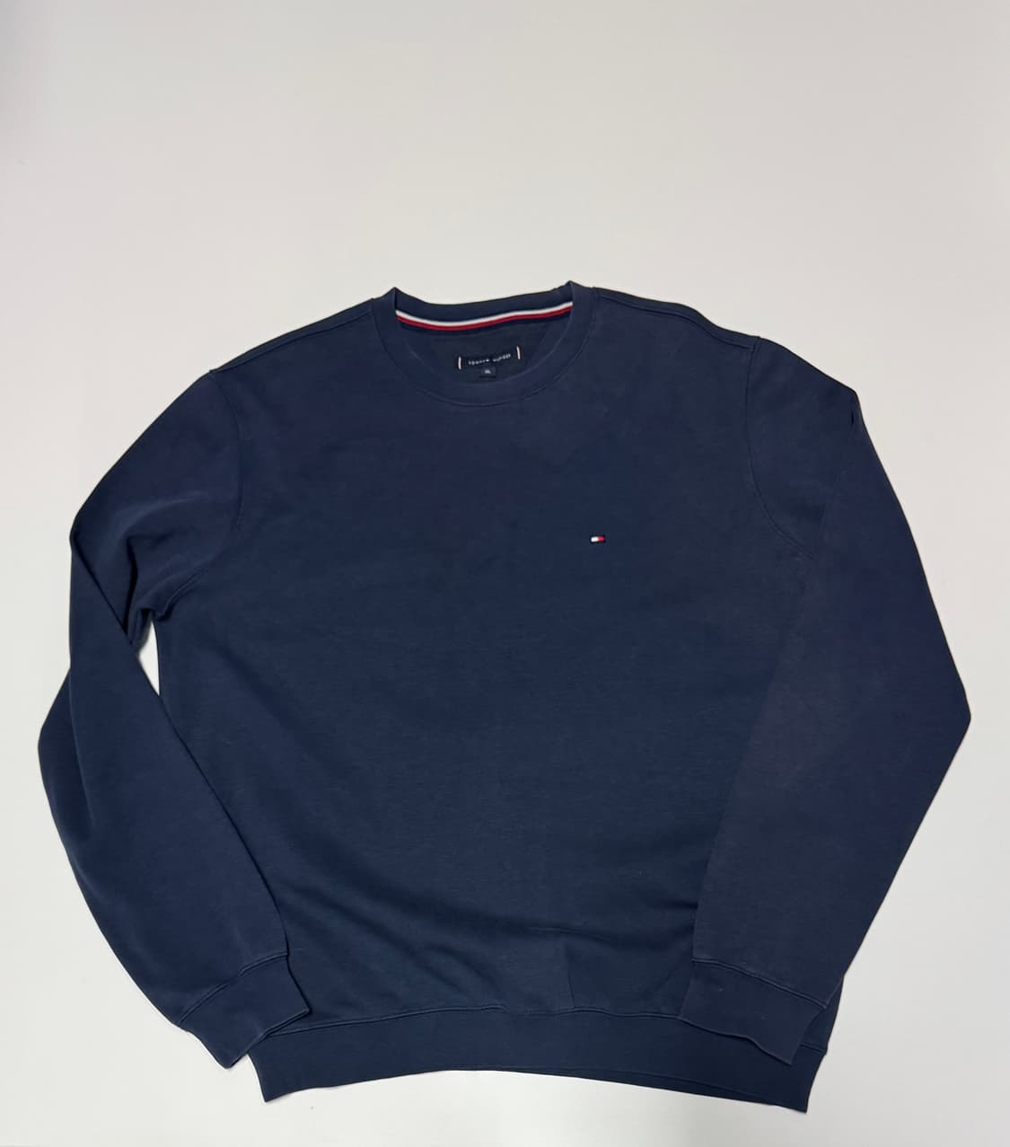 타미힐피거 롱 슬리브 긴팔 맨투맨 XL 네이비 상품이미지1
