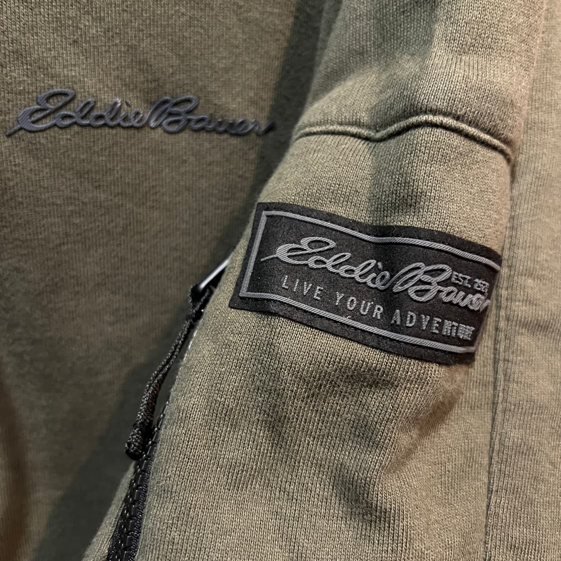 카키 후드집업 상품이미지5