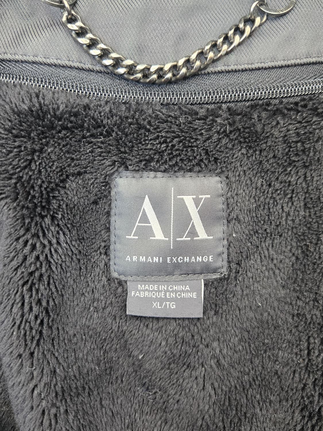 알마니익스체인지 후드 탈부착 차콜 그레이 자켓 상품이미지3