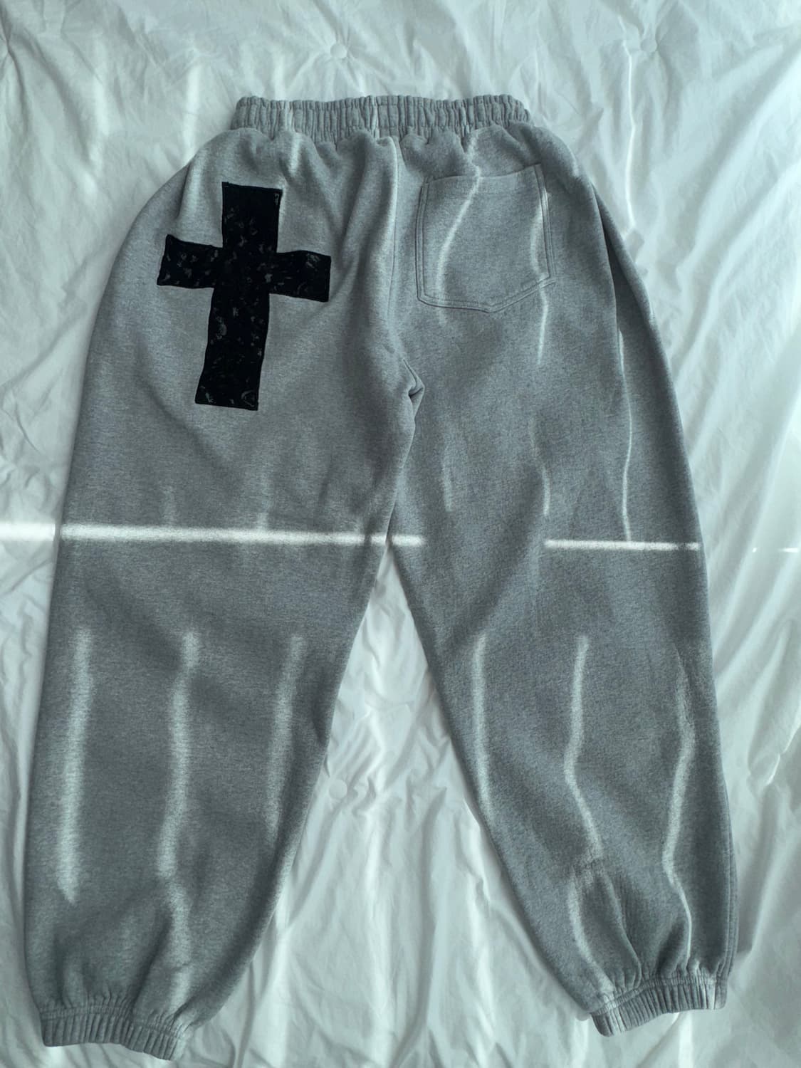 Laced CROS2 Patch Sweatpants (Gray) 상품이미지2