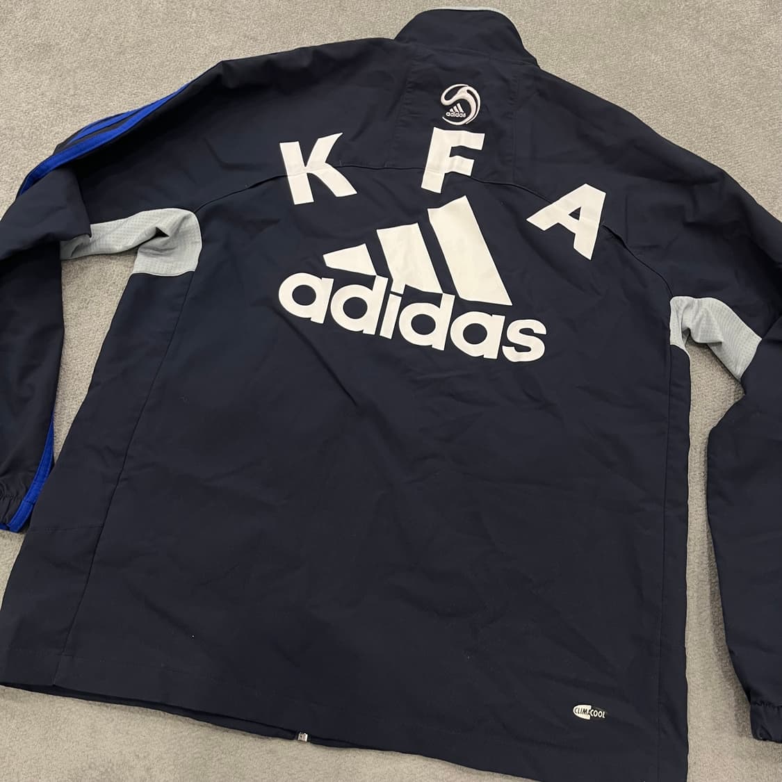 100 아디다스 국대 빅로고 KFA 레프리 바람막이 자켓 상품이미지4