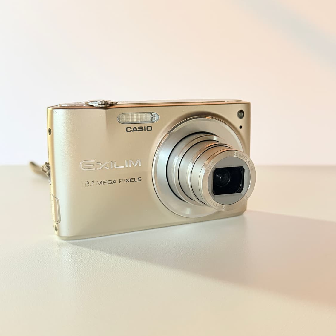 ✨태연 픽 ✨카시오 엑슬림 EX-Z400 골드 빈티지디카 상품이미지3