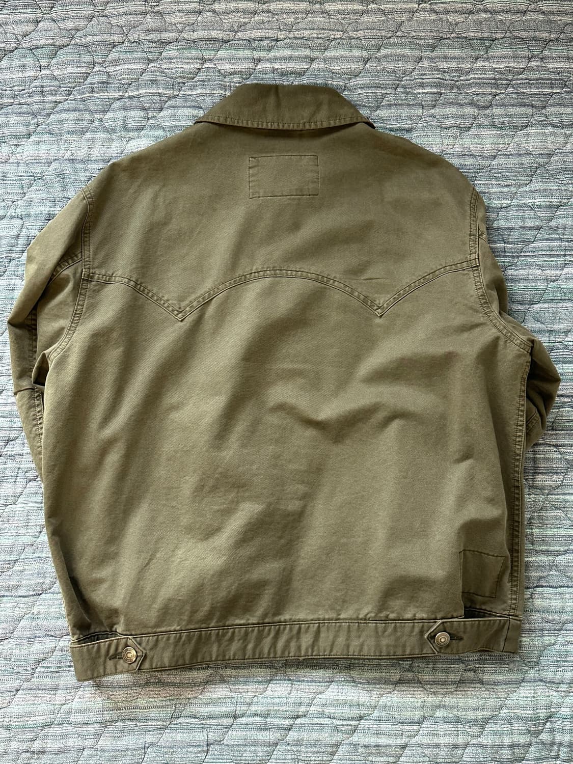 999휴머니티 Western Dyed Jacket (카키) 상품이미지2