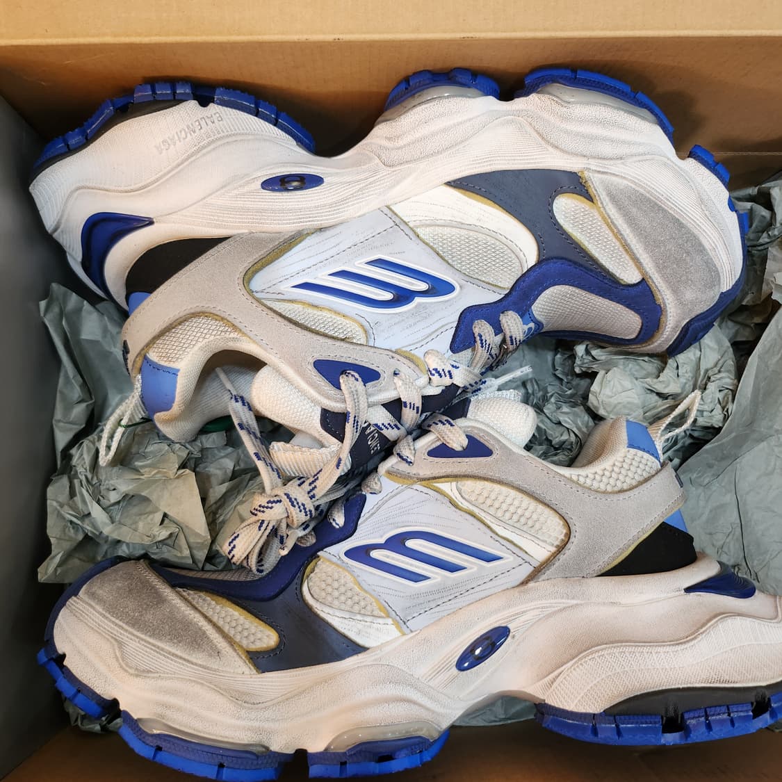 발렌시아가 카고 블루 스니커즈 40 새상품  상품이미지1