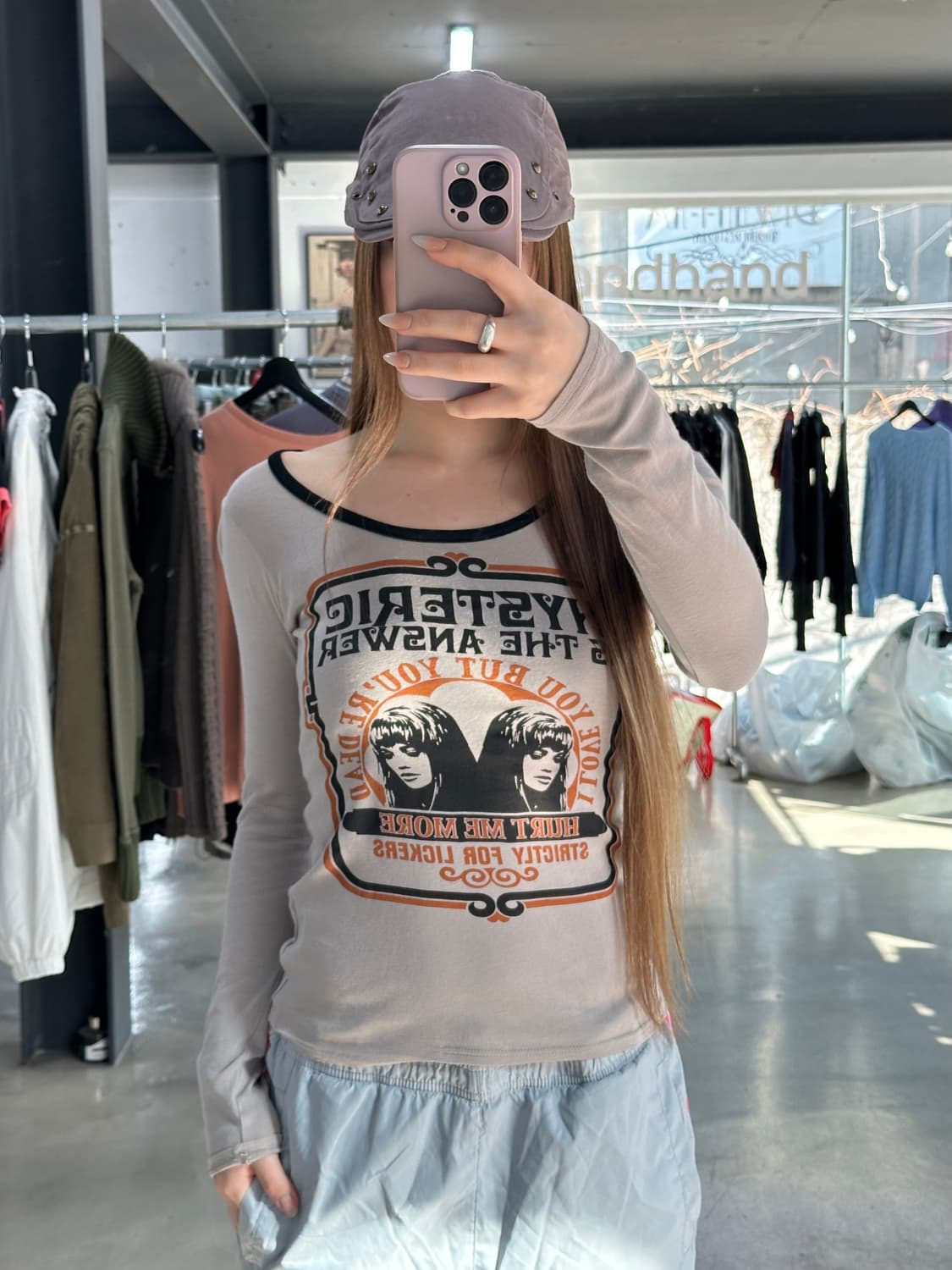 히스테릭글래머 히스걸 롱슬리브 긴팔티 상품이미지1