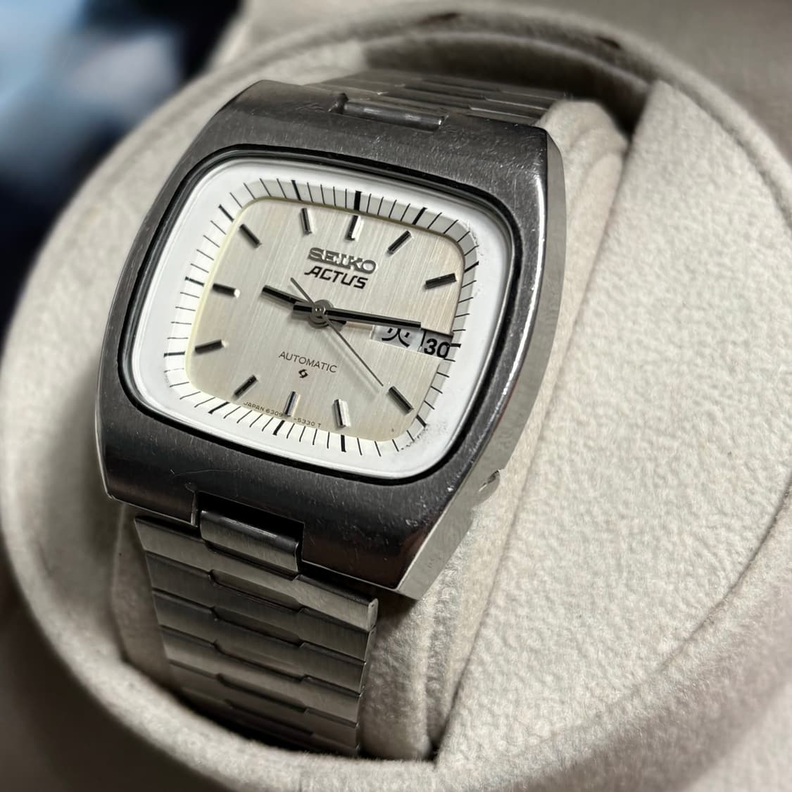70s’ 세이코 액투스 TV 6309-508B 오토매틱 빈티지 시계 상품이미지2