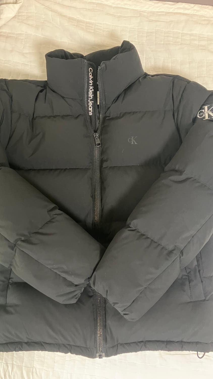캘빈클라인 블랙 패딩 상품이미지1