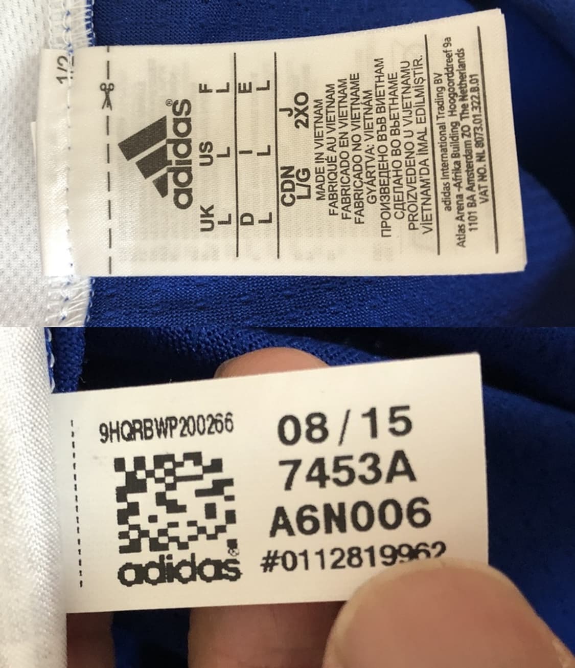 NBA 아디다스 골든스테이트워리어스 스윙맨유니폼 L(해외) #30 커리 상품이미지7