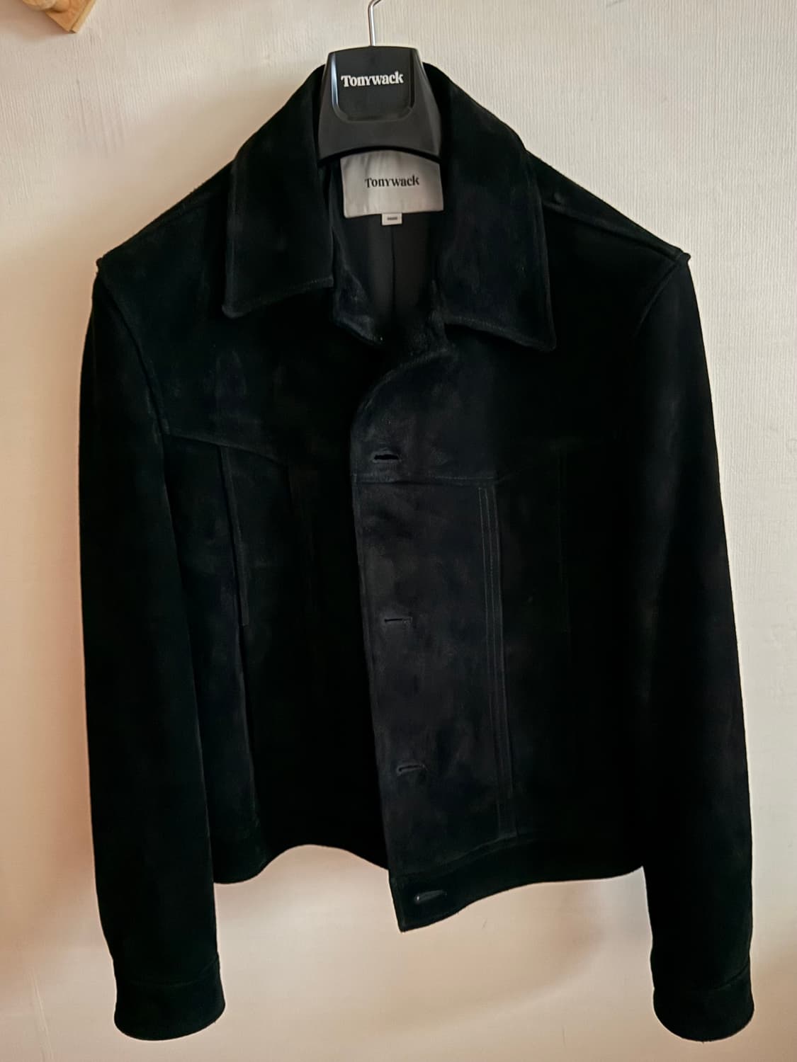 토니웩 블랙 스웨이드 트러커 자켓 M 상품이미지2