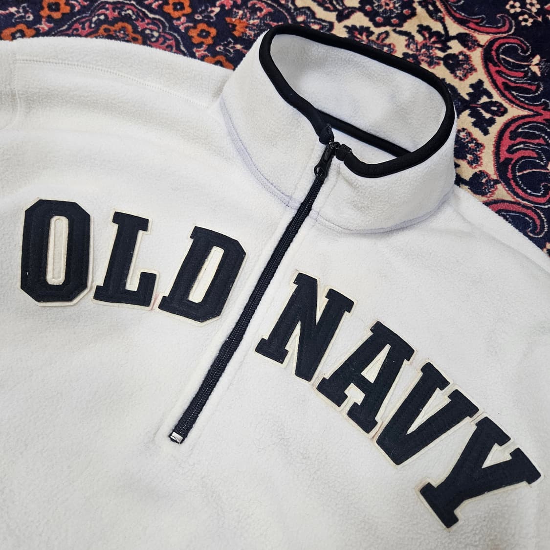 올드네이비(Oldnavy) 플리스 기모 하프 집업 XXL 상품이미지3