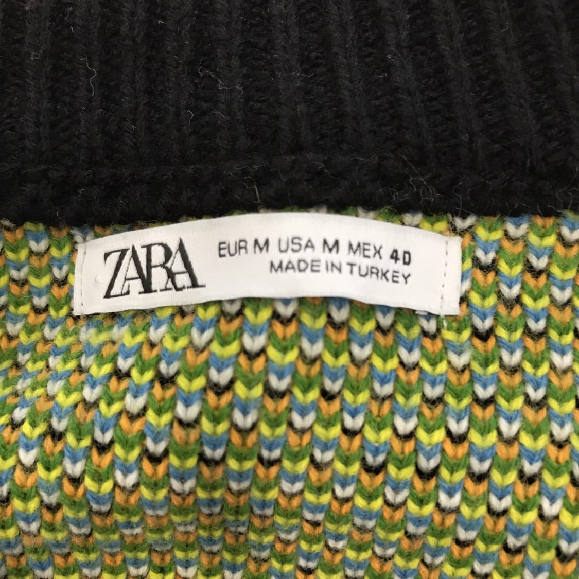 자라 그래피티자카드 니트 [M사이즈] 상품이미지5