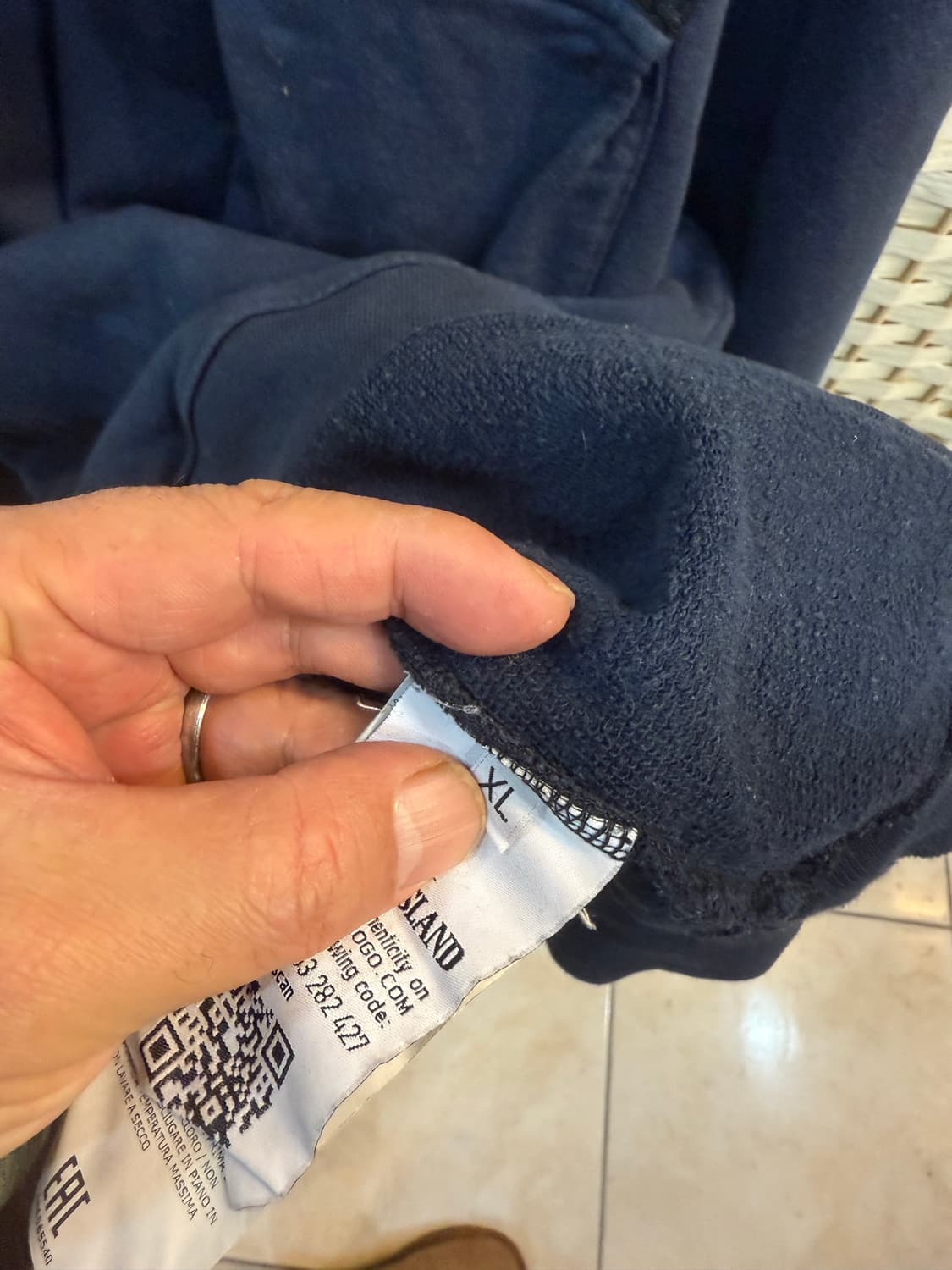 105 정품 스톤아일랜드 원포켓 맨투맨 팝니다 상품이미지4