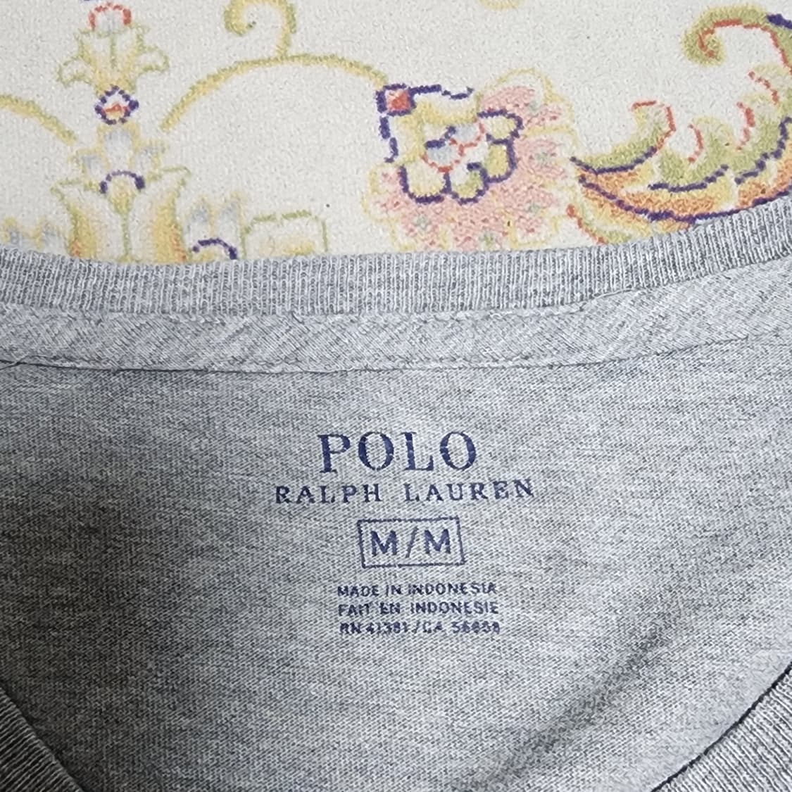 폴로 코튼 그레이 반팔티셔츠 m 상품이미지2