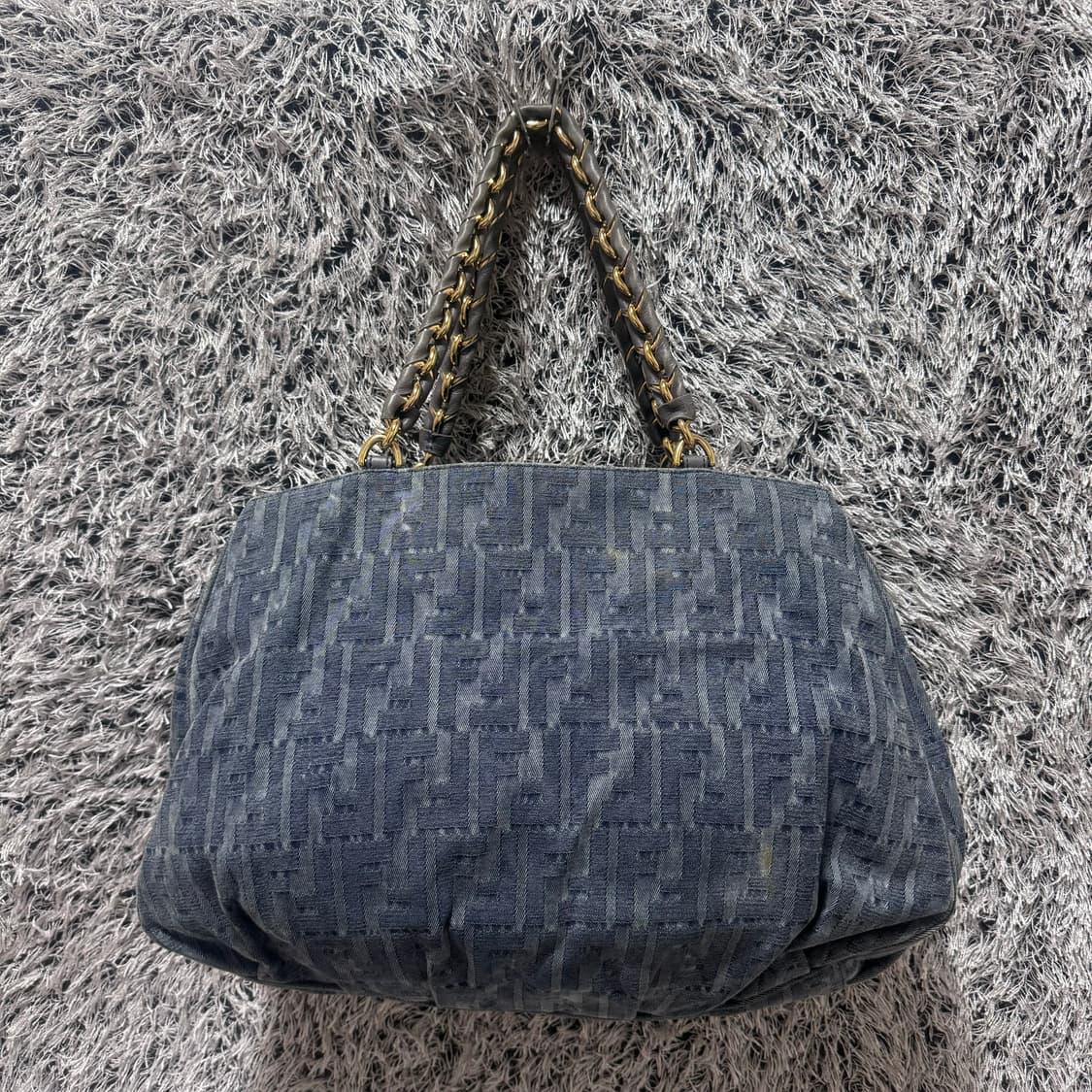 펜디 주카 데님 미아백 빈티지 상품이미지2