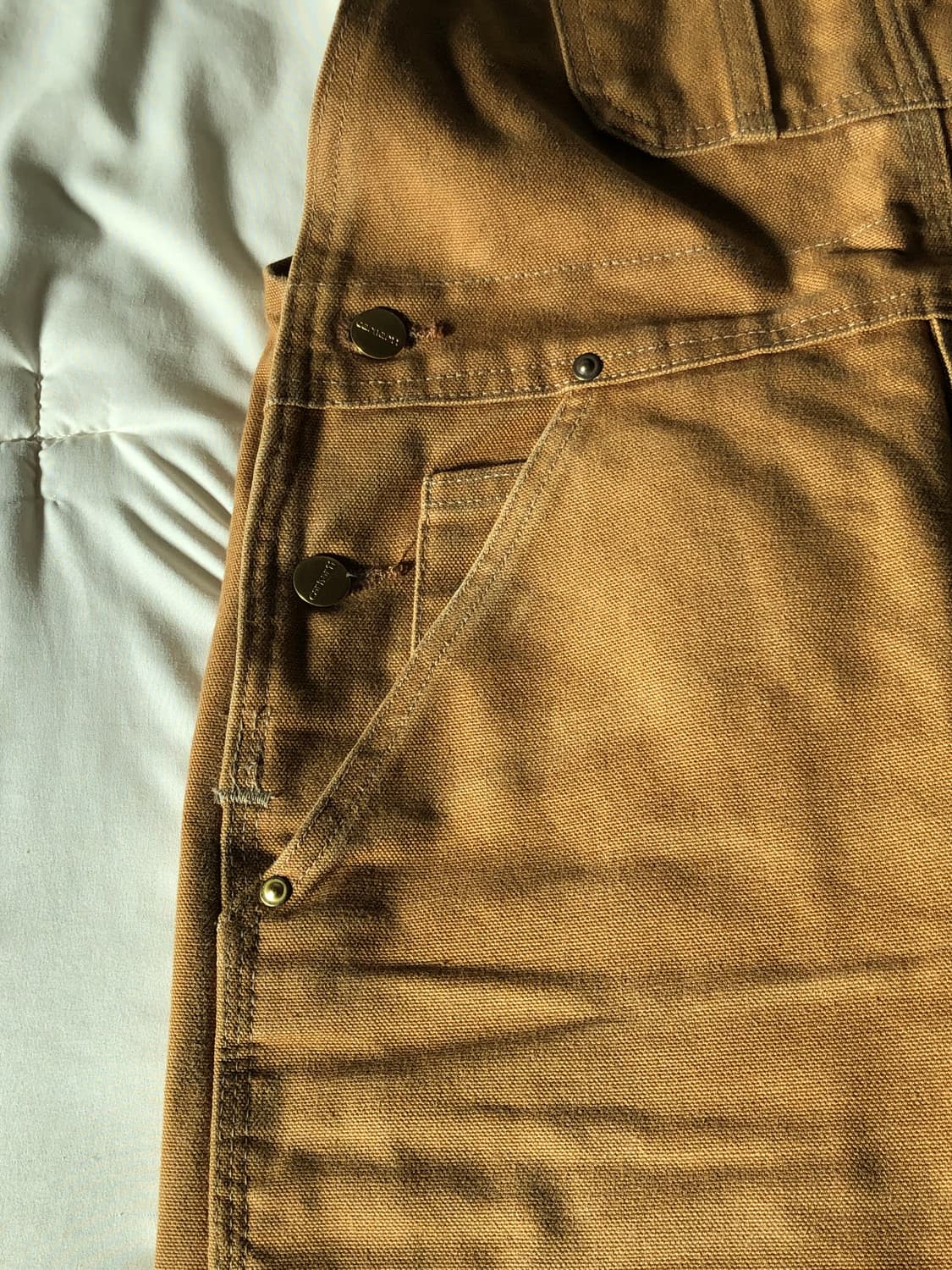 칼하트 오버롤 32x30 R01-BRN 브라운 상품이미지7