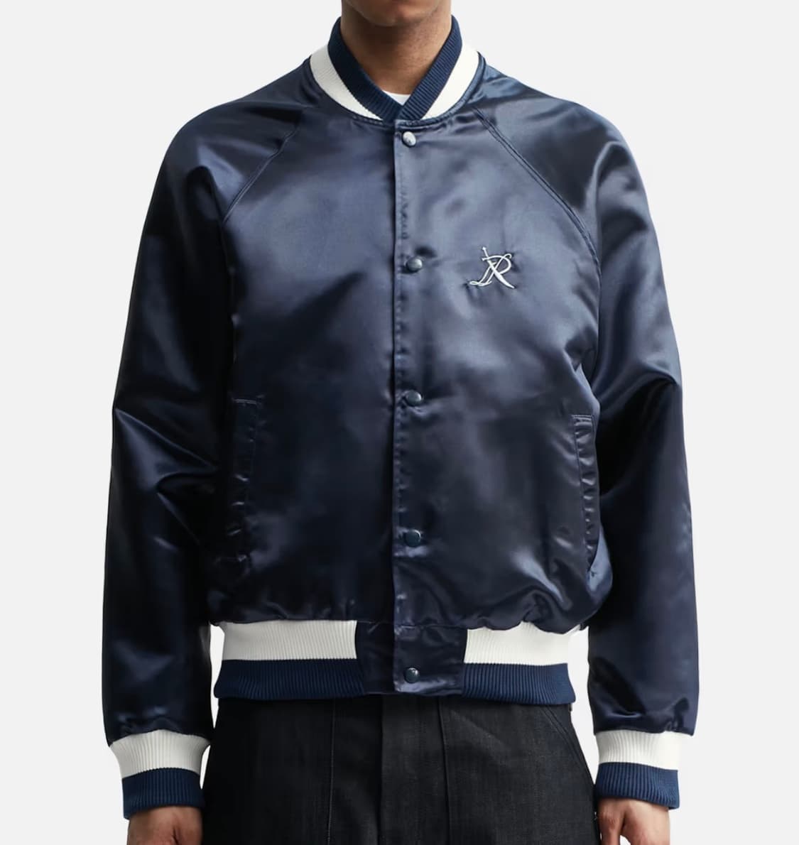 리차드슨 새틴 스타터 재킷 블루 s 상품이미지1