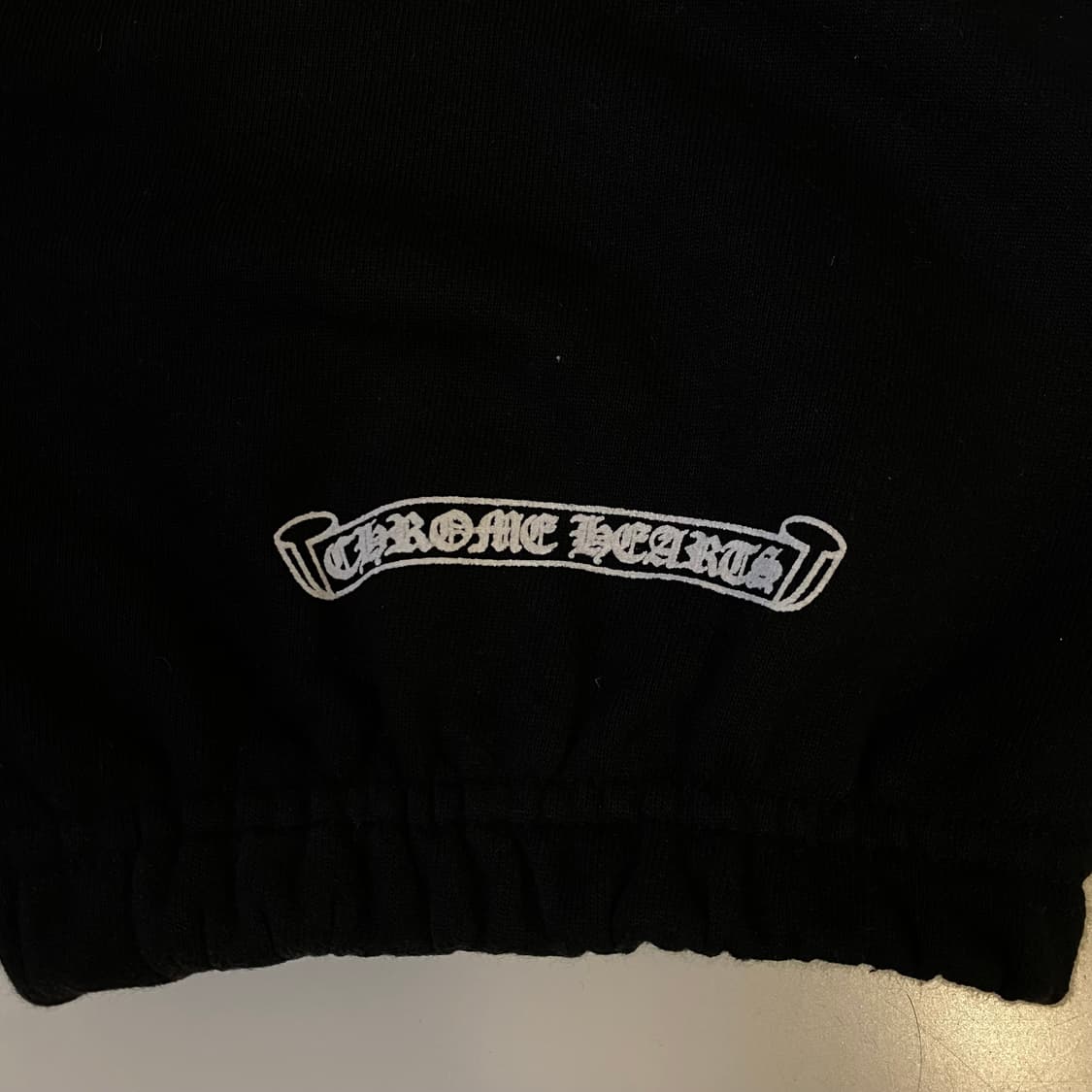 [XL] 크롬하츠 홀스슈 로고 백 포켓 스웨트팬츠 블랙 상품이미지5