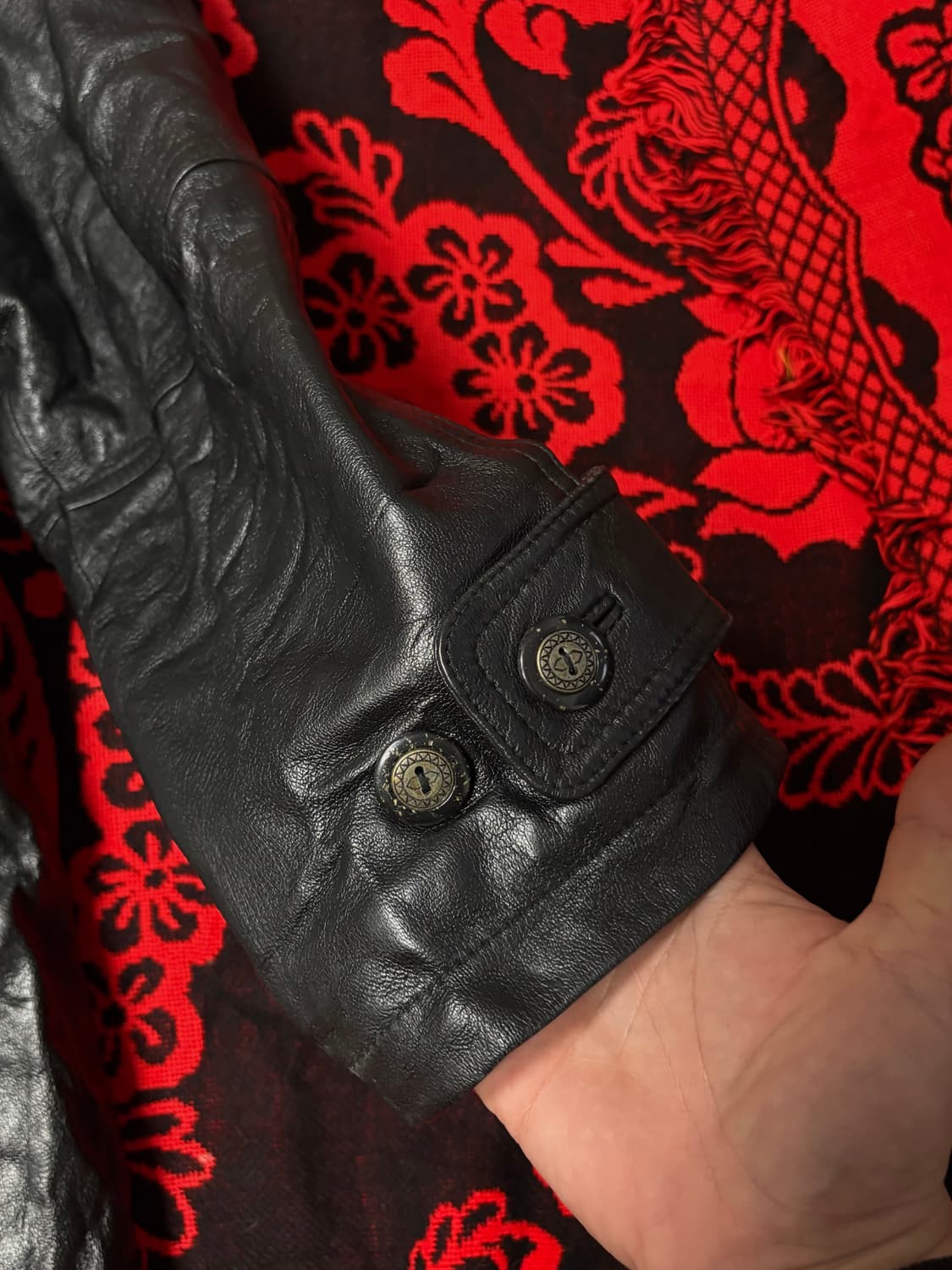 "Taxi Driver" Oversized Leather jacket 상품이미지4