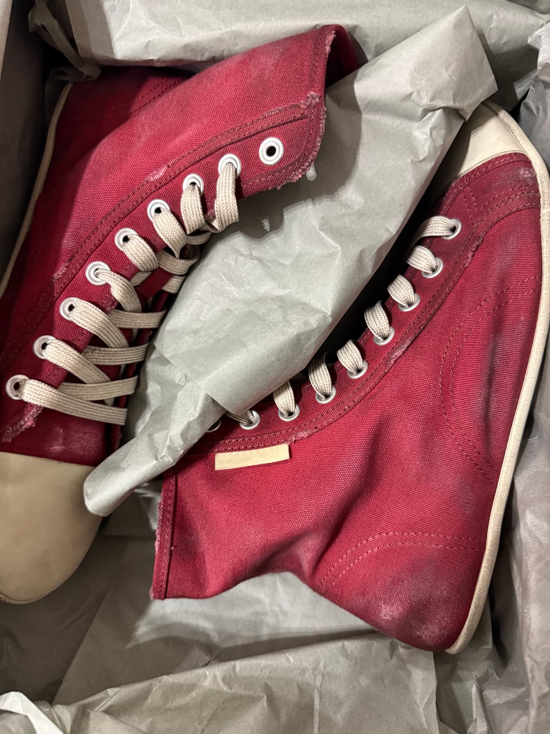 [42] 발렌시아가 울트라 플랫 하이탑 레드 상품이미지2