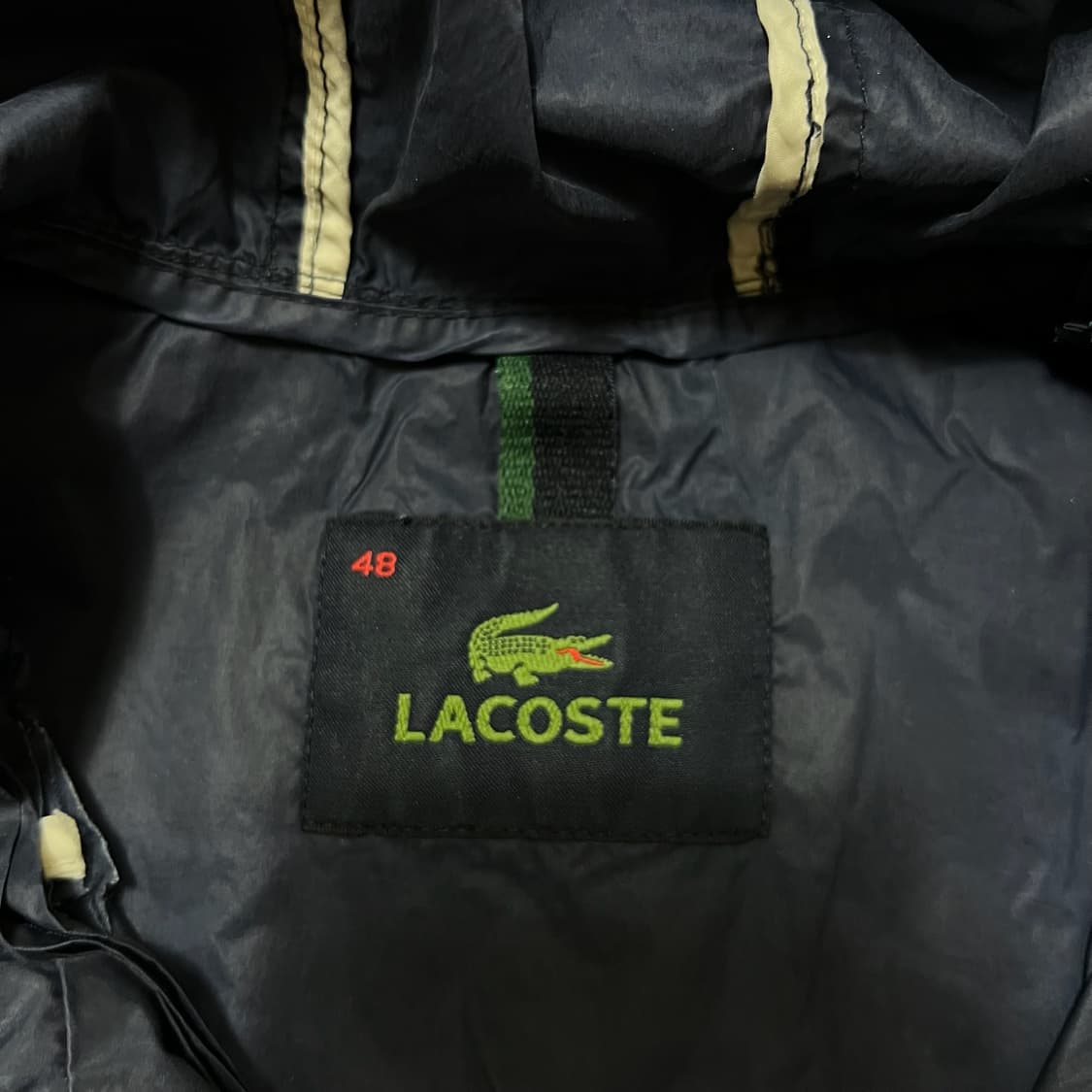 라코스테 로고 와펜 바람막이 자켓 48  상품이미지5