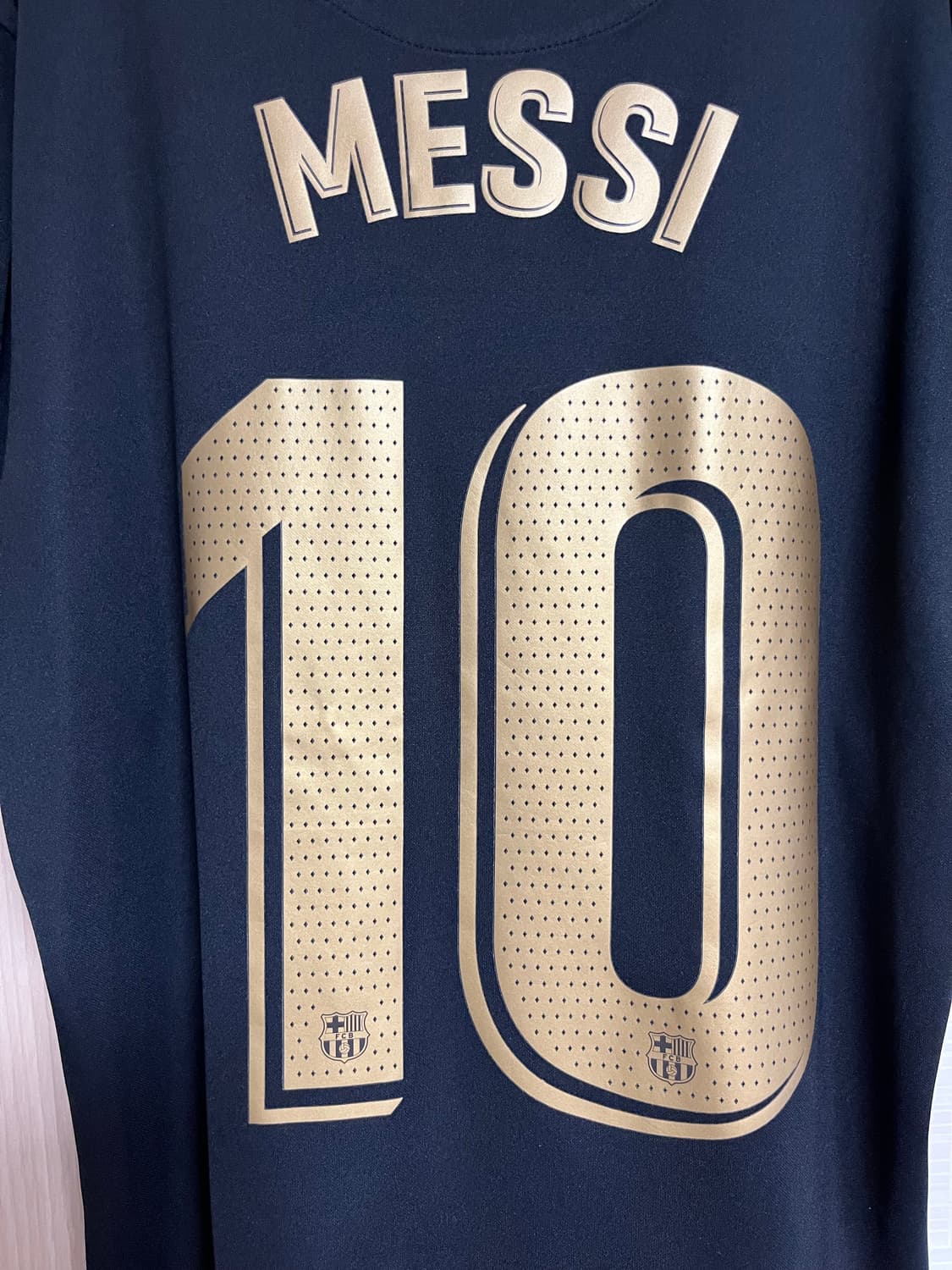 [L] 바르셀로나 20-21 어웨이 유니폼 메시 마킹 상품이미지4