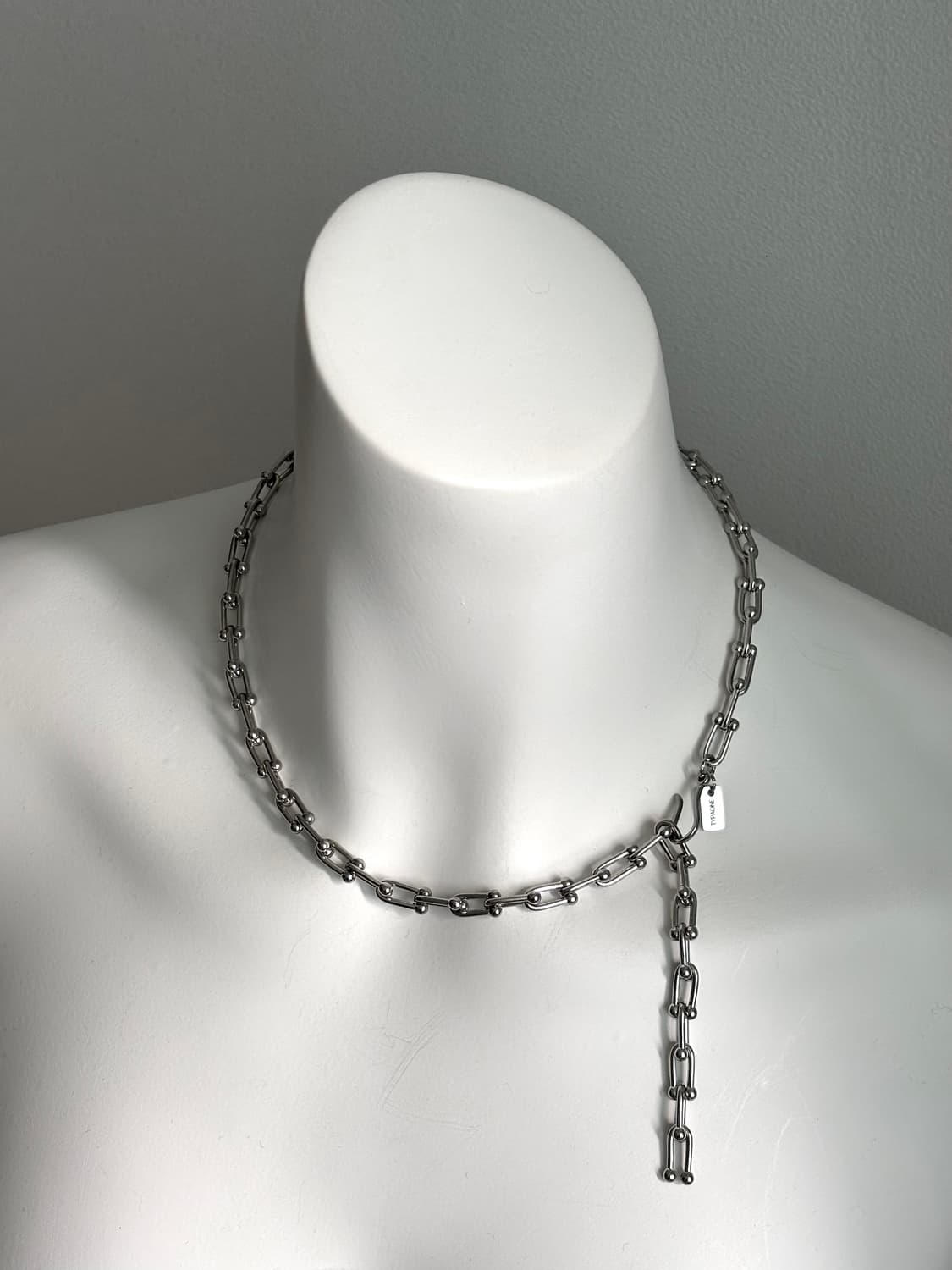 Drop y chain necklace 상품이미지1