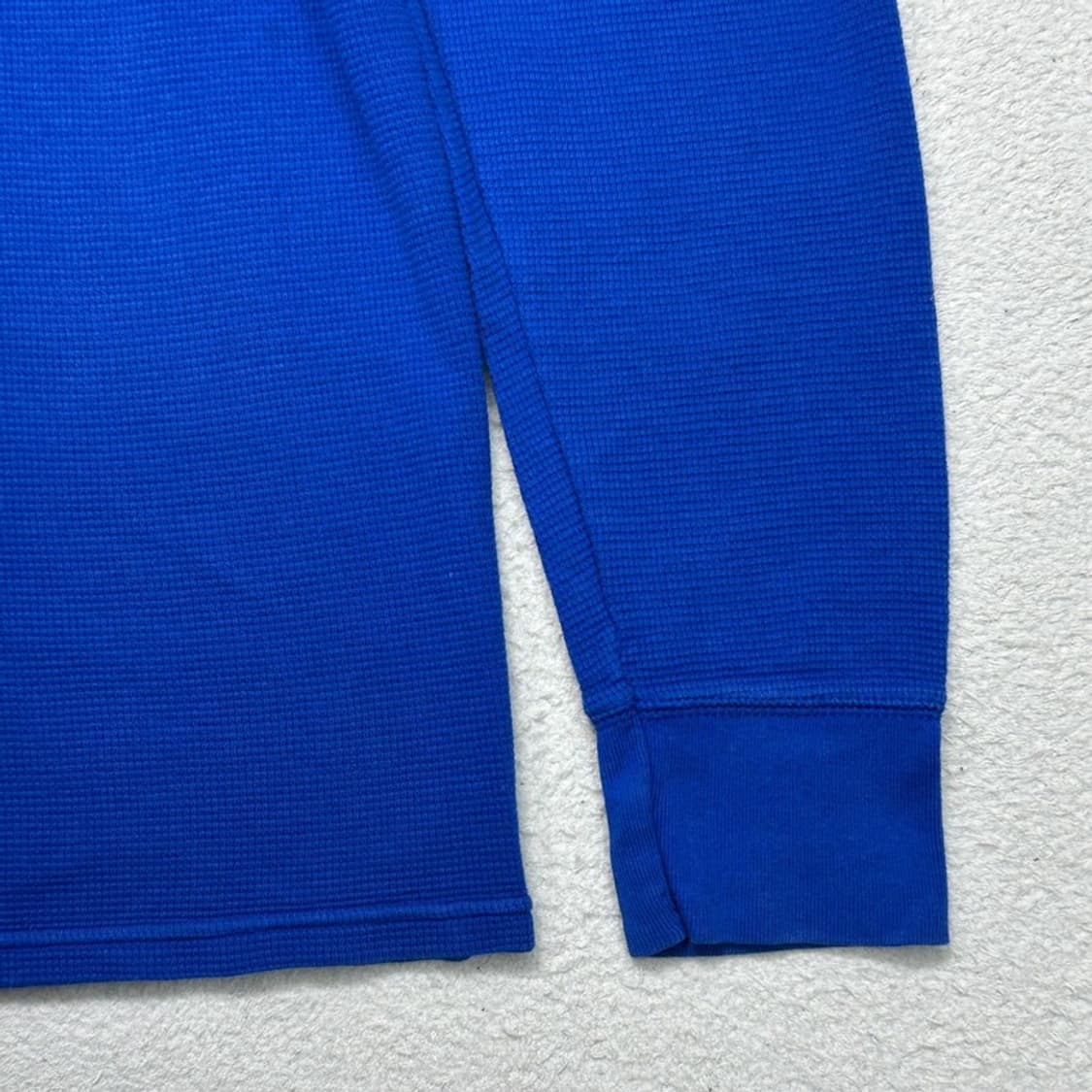 POLO RALPH LAUREN 와플 블루 롱슬리브 M 상품이미지4
