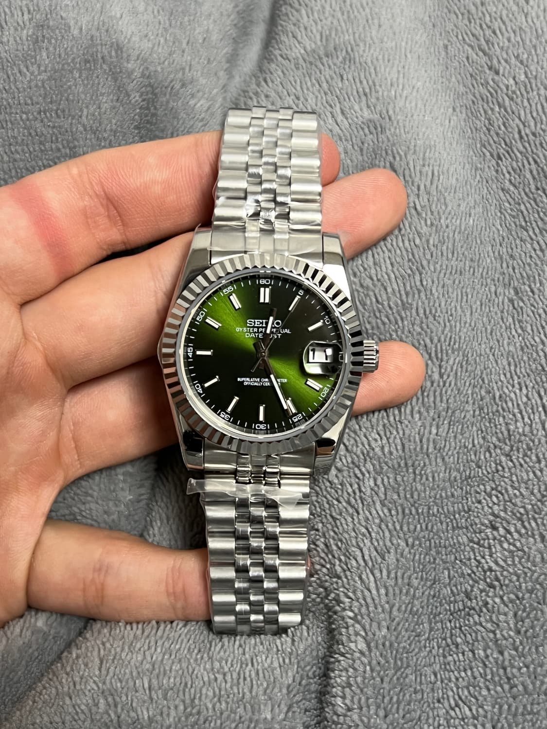 세이코 데이트저스트 녹판 커스텀 36 상품이미지3