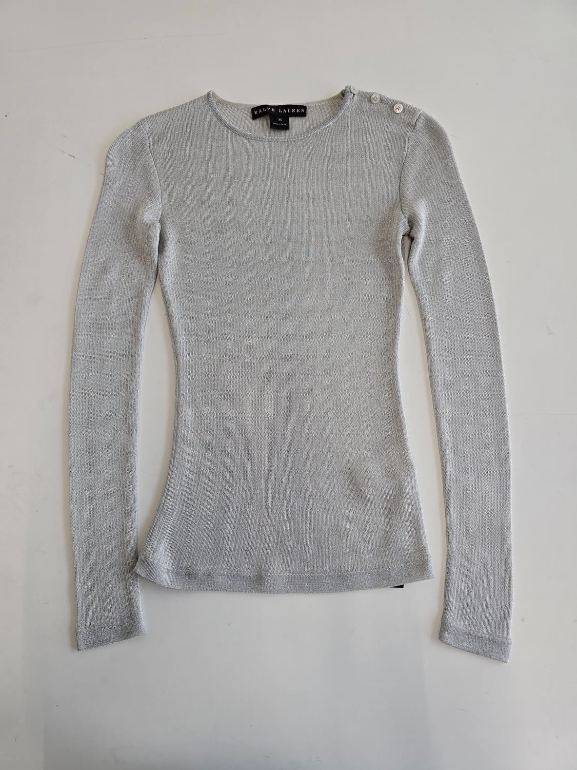랄프로렌 롱 슬리브 그레이 XS 상품이미지1