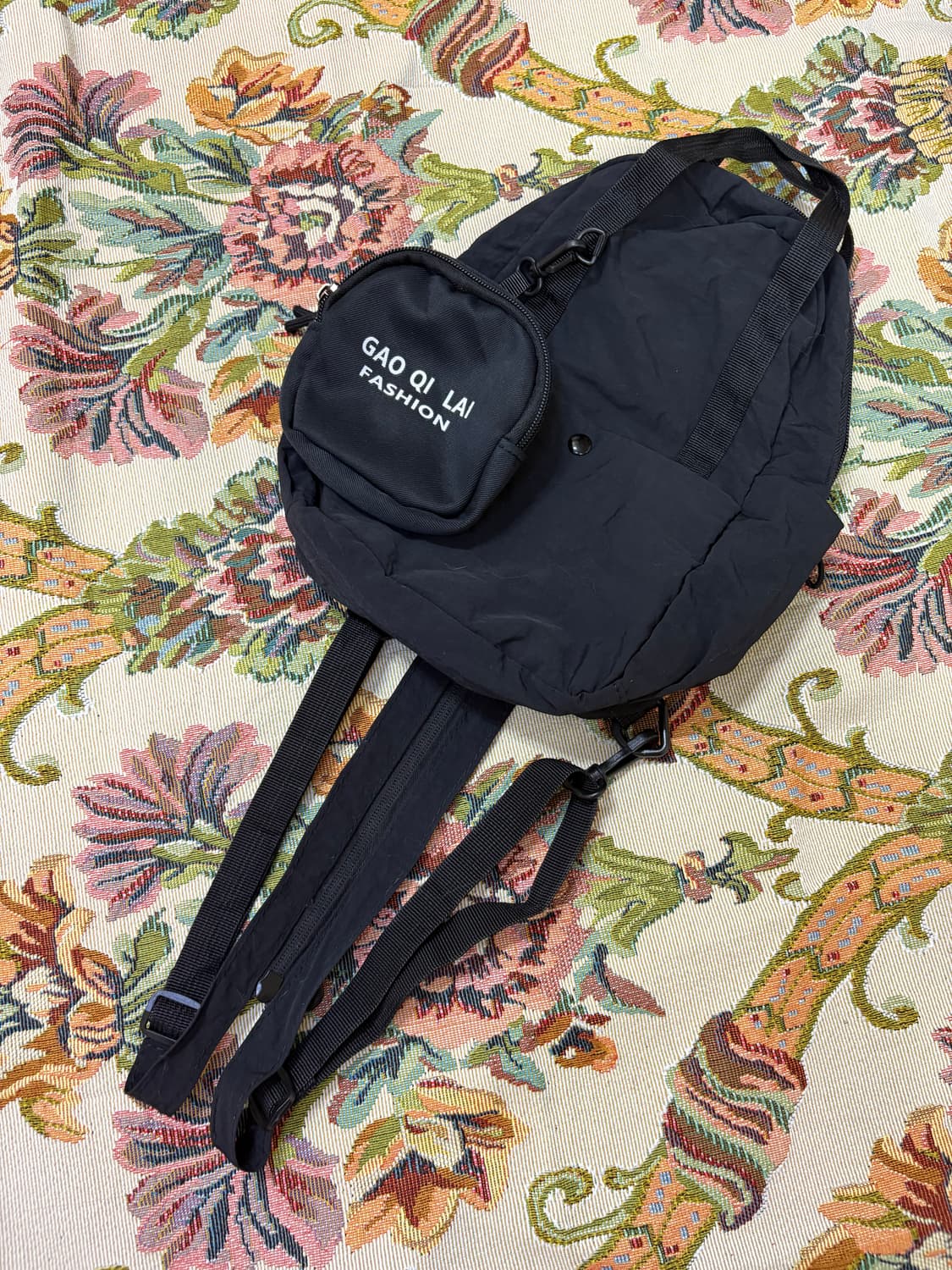 GAO QI LAI 블랙 미니 백팩  상품이미지2