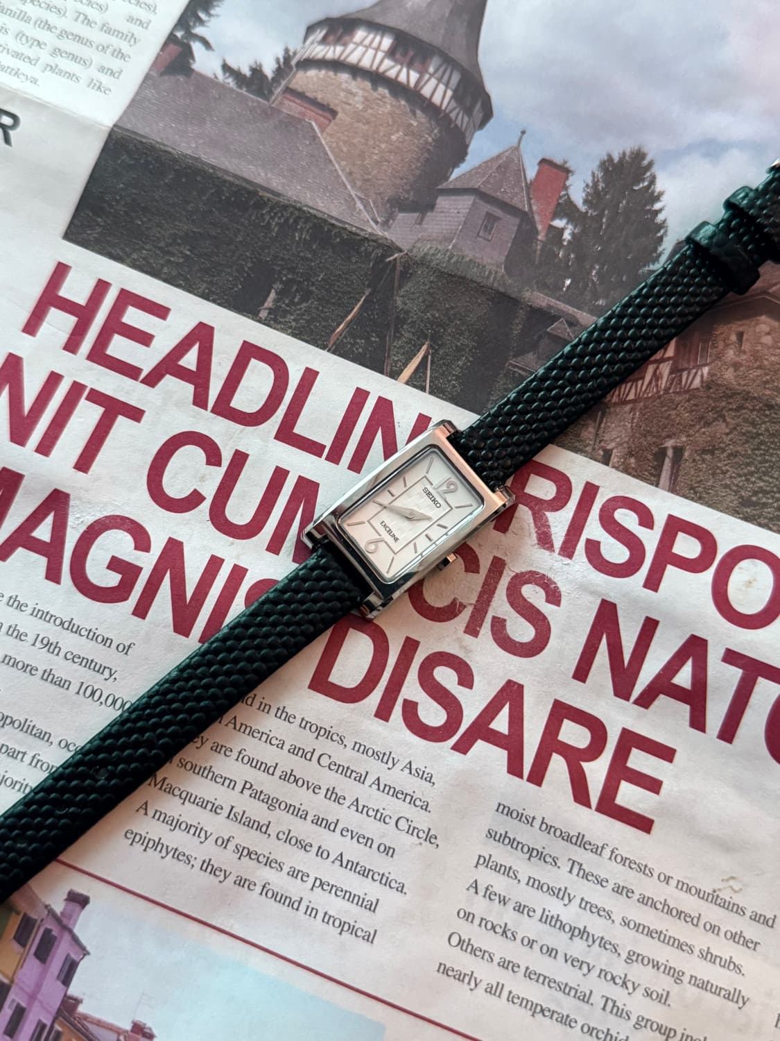 세이코 Seiko Exceline 엑셀린 스퀘어 쿼츠 레이디스 상품이미지2