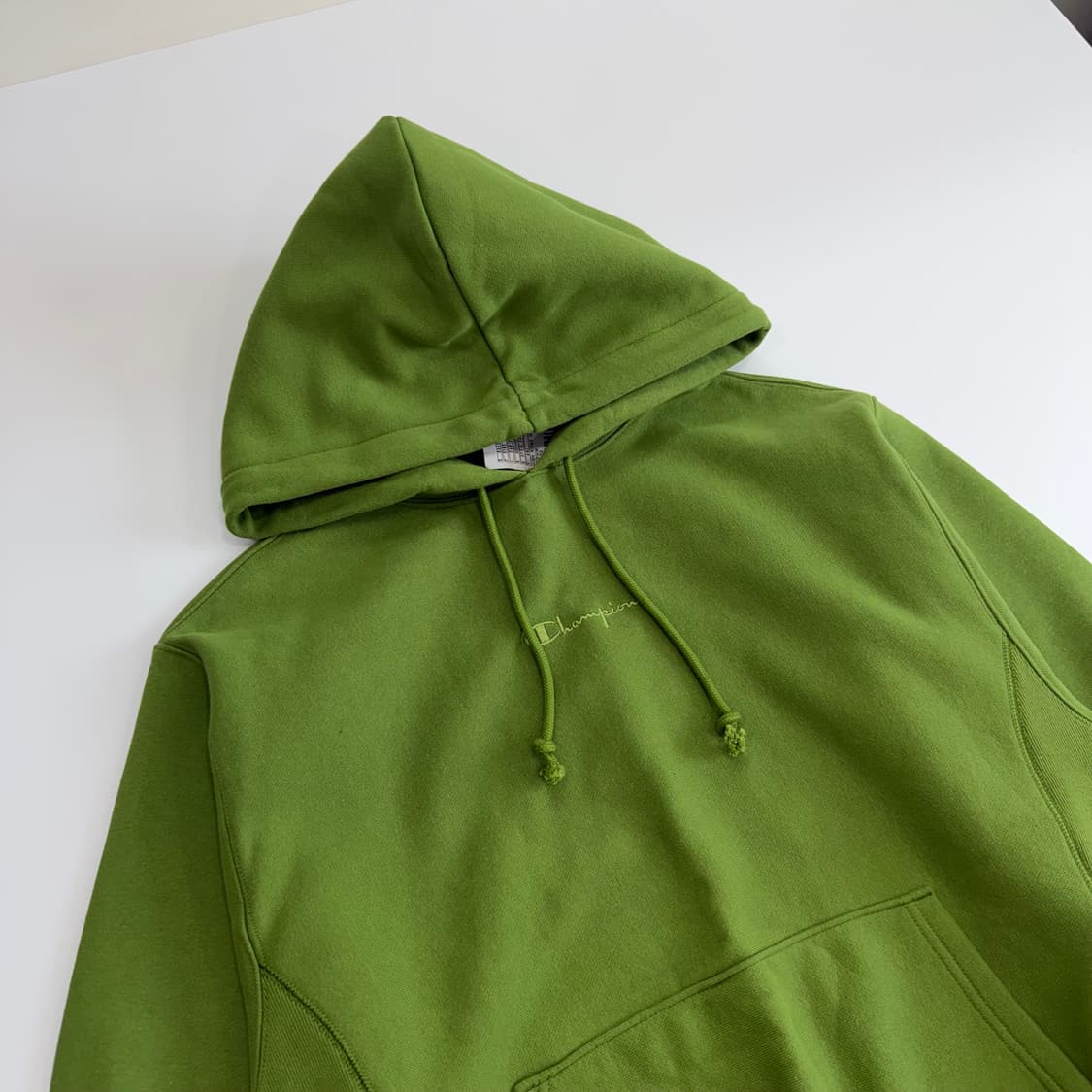 Champion 챔피온 데드스탁 그린 후드티 상품이미지4