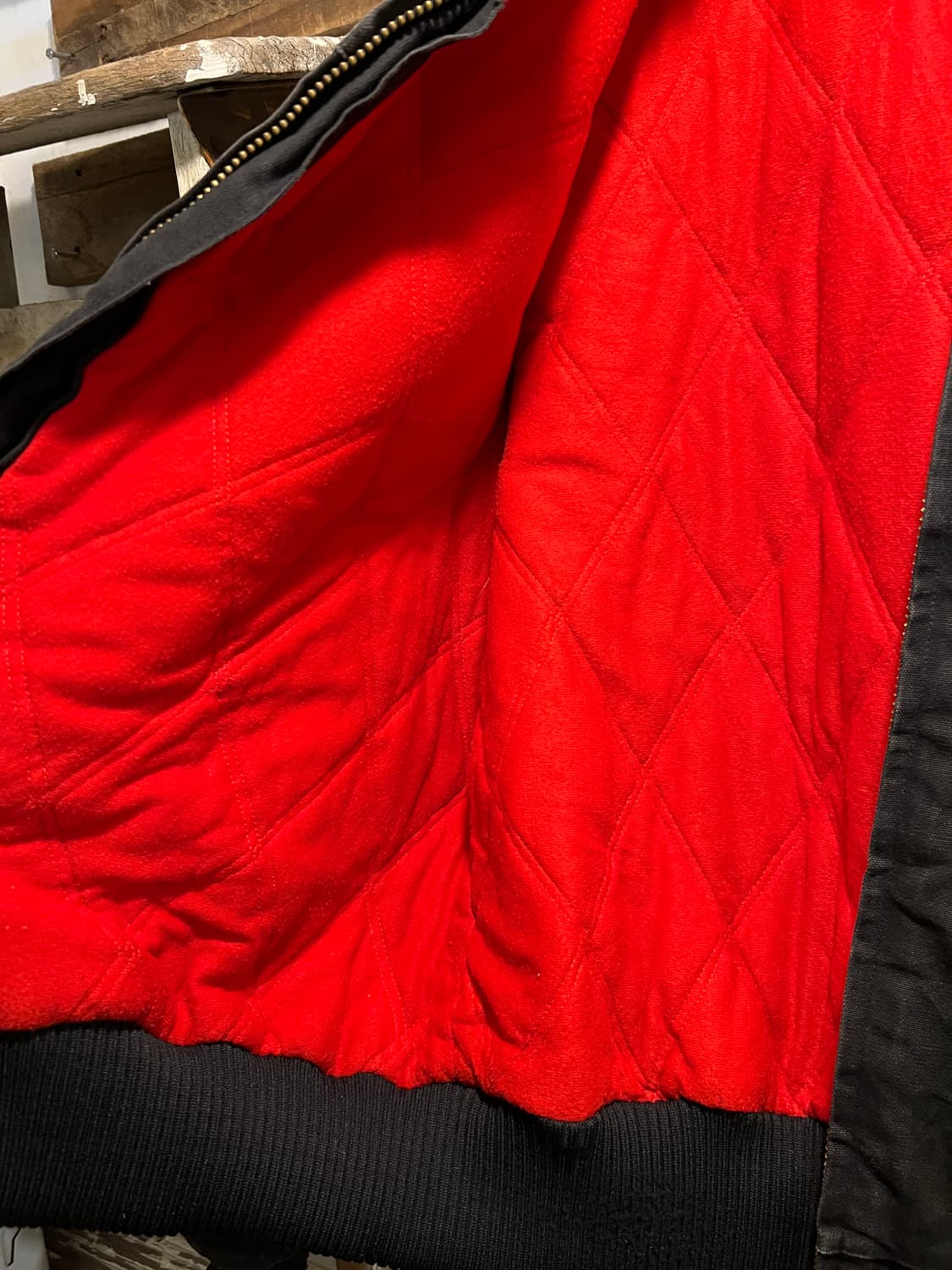 [2XL]칼하트 USA J14 산타페 블랙 캔버스 워크 자켓 상품이미지6