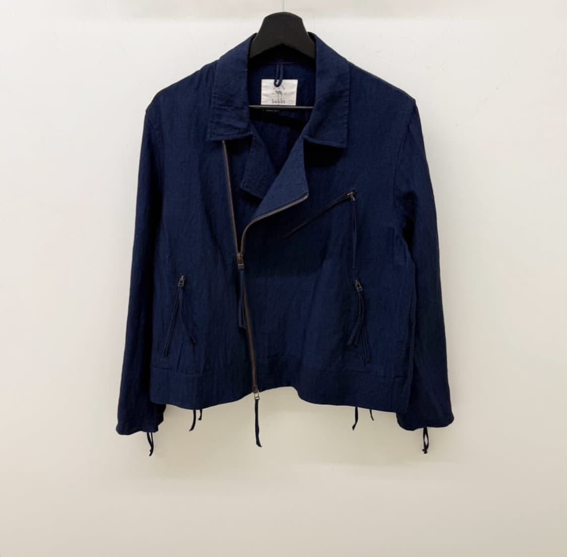 부후토 bukht 비대칭 라이더 자켓 상품이미지2